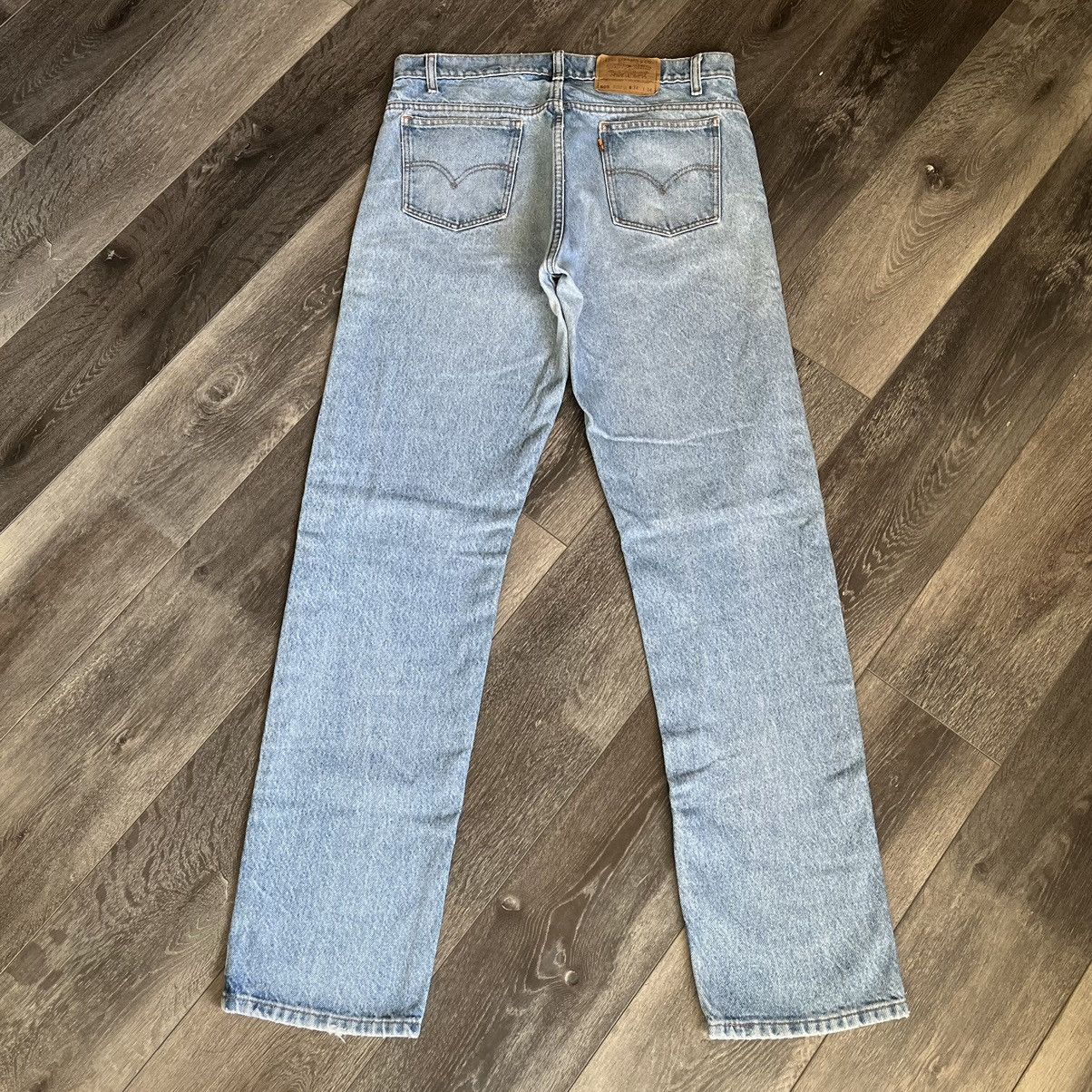 Vintage Vintage 1990s Levi's 505 Orange Tab Washed Denim Jeans