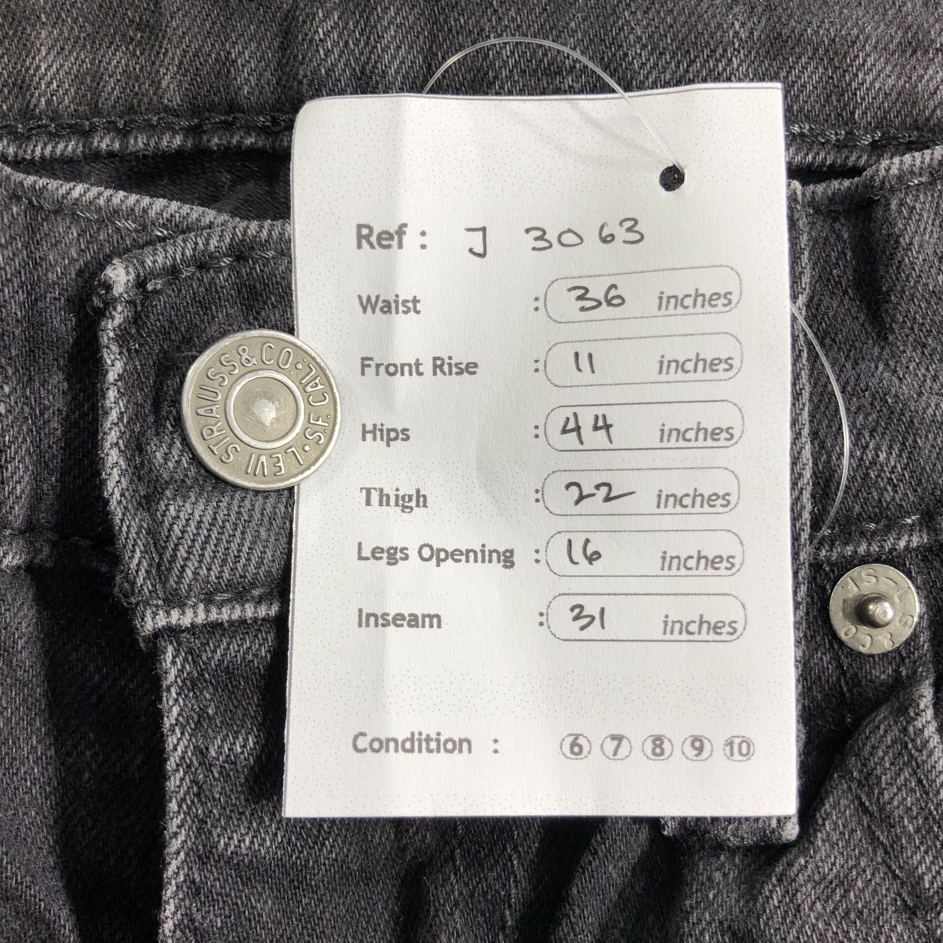 Levi's Vintage Levis 514 Jeans-J3063 Size US 36 / EU 52 - 13 Thumbnail