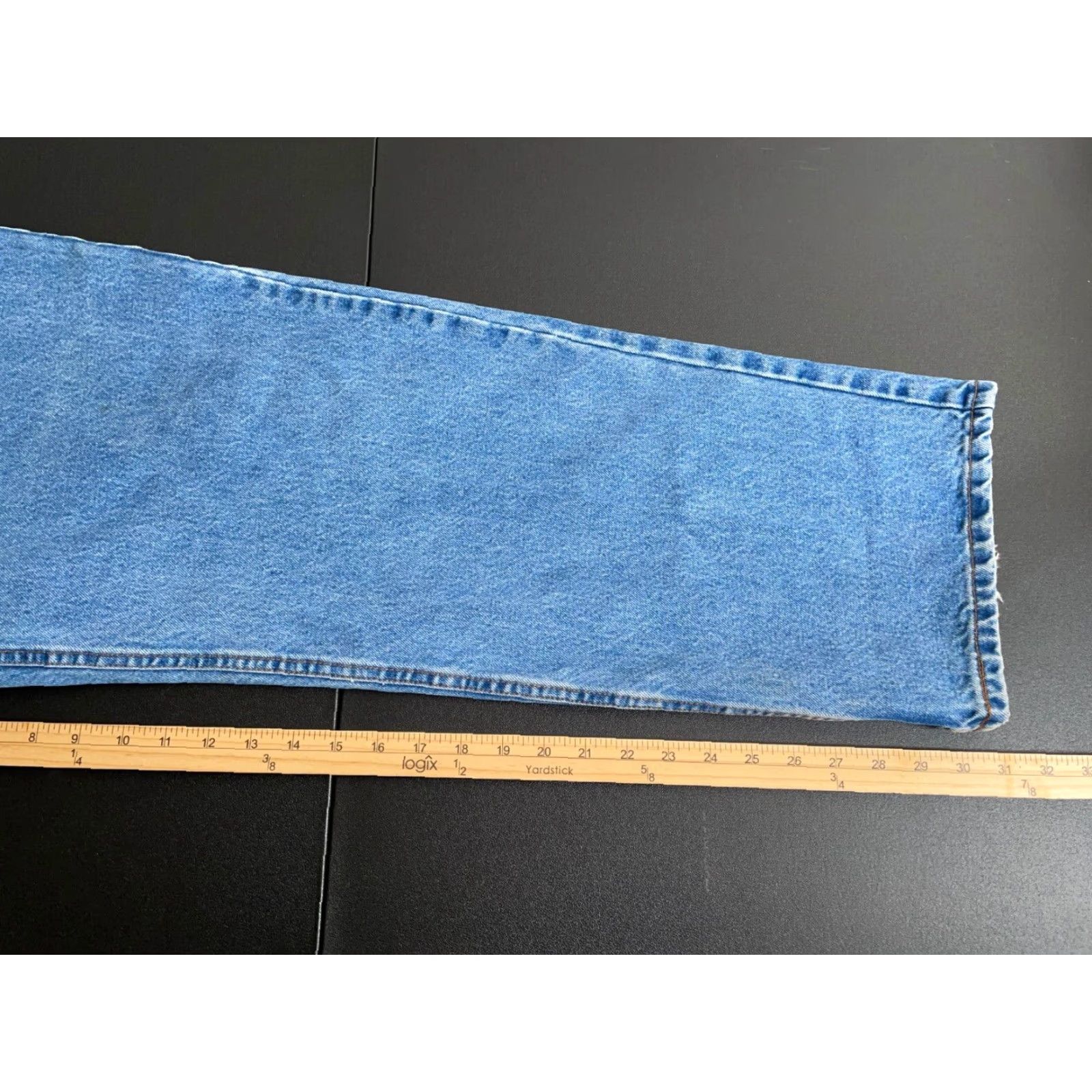 Vintage VINTAGE US Polo Assn Jeans Men's 36 x 31 Blue Embroidered Baggy Straight Leg Denim 90s Mens Size US M / EU 48-50 / 2 - 6 Thumbnail
