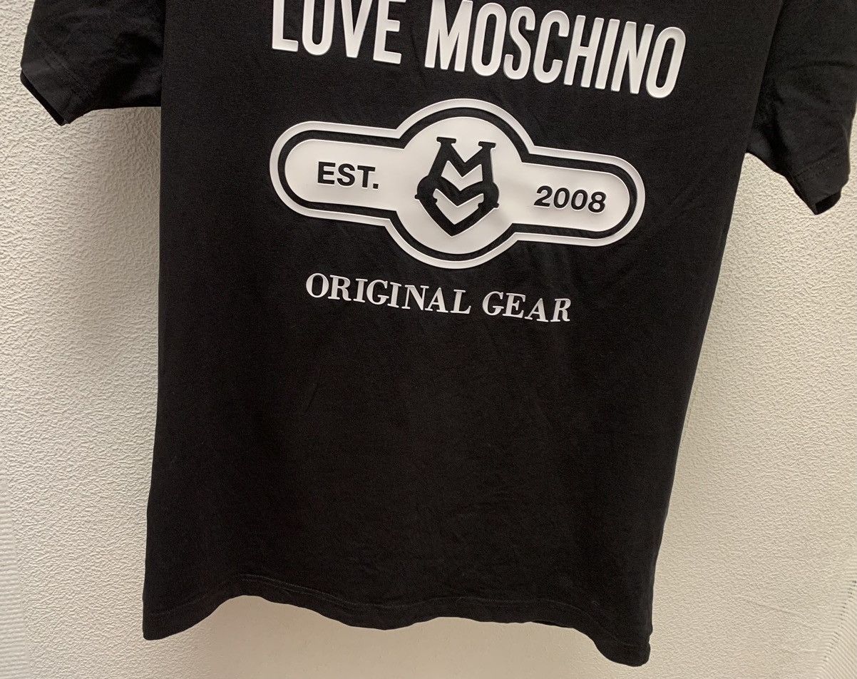 Moschino Love Moschino big logo black t-shirt M sz black Size US M / EU 48-50 / 2 - 6 Thumbnail