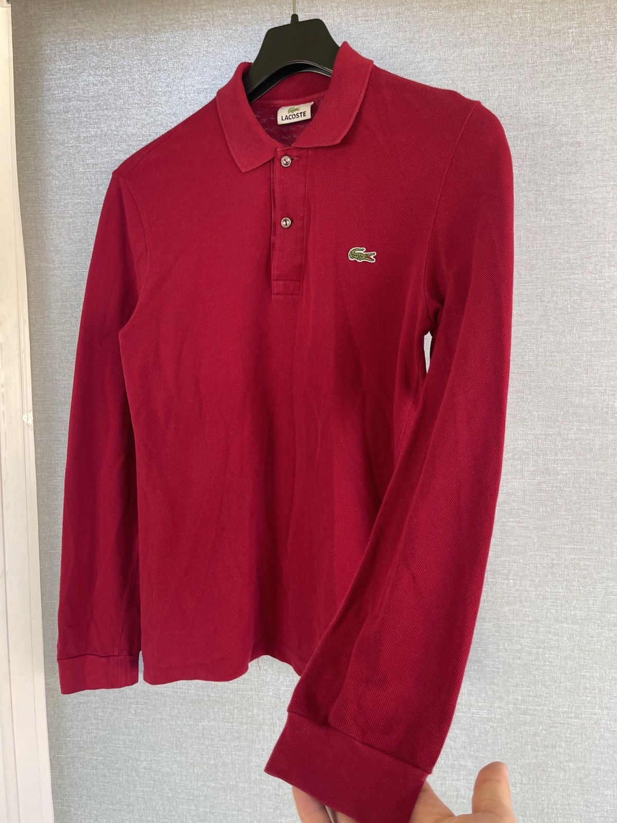Lacoste × Vintage Vintage Y2K Lacoste Polo Rugby Long Sleeve Mens 90s Size US S / EU 44-46 / 1 - 4 Thumbnail