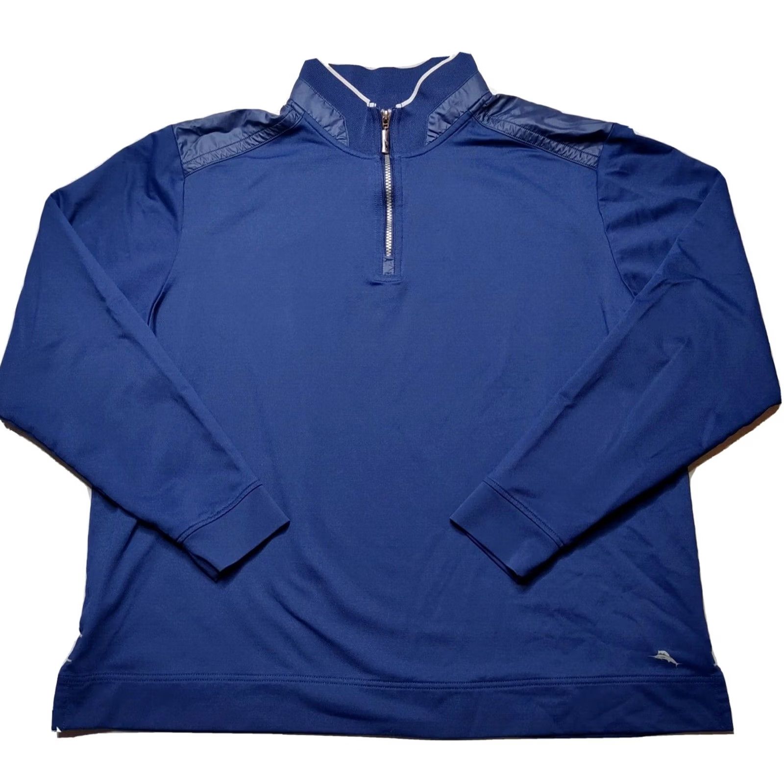 Tommy Bahama TOMMY BAHAMA Men XL Blue 1/4 Zip Pullover Sweatshirt Shirt Adult XL Blue Logo Zipper Navy? Size US XL / EU 56 / 4 - 2 Thumbnail