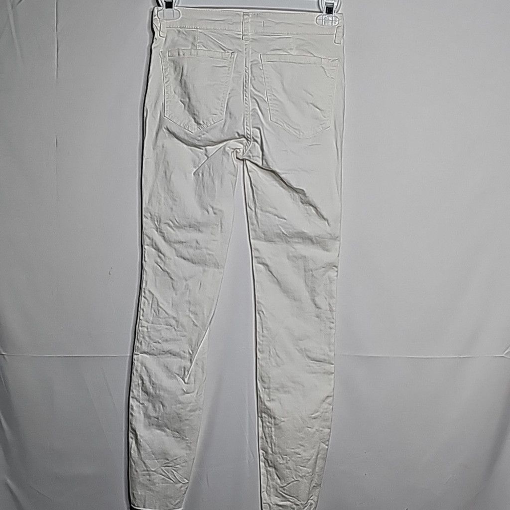 Free People Free People Del Wray white skinny raw hem ankle jeans sz 26 Size 26" / US 2 / IT 38 - 10 Thumbnail