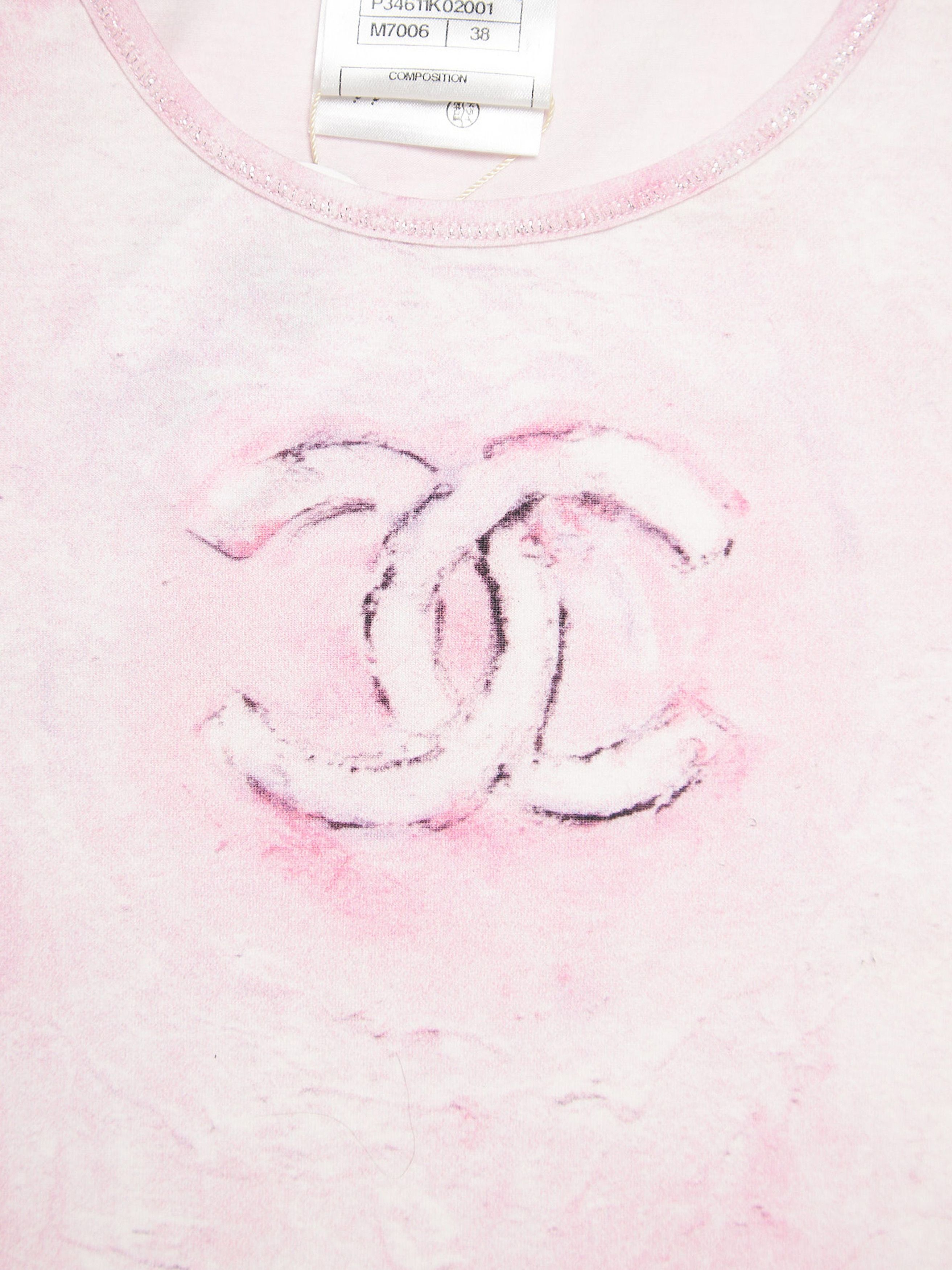 Chanel t-shirt Chanel Size S / US 4 / IT 40 - 4 Thumbnail