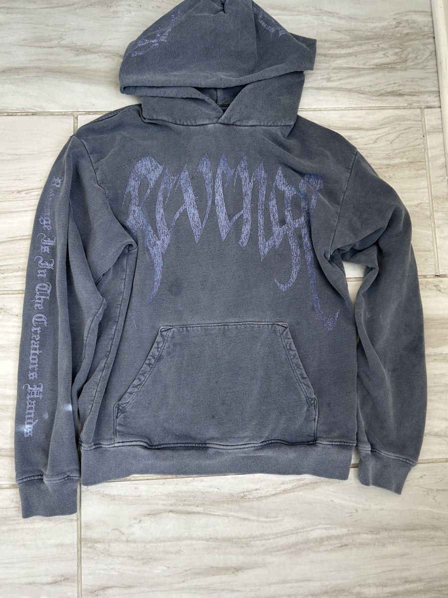 Revenge Revenge Distressed Logo Arch Hoodie Size US S / EU 44-46 / 1 - 1 Thumbnail