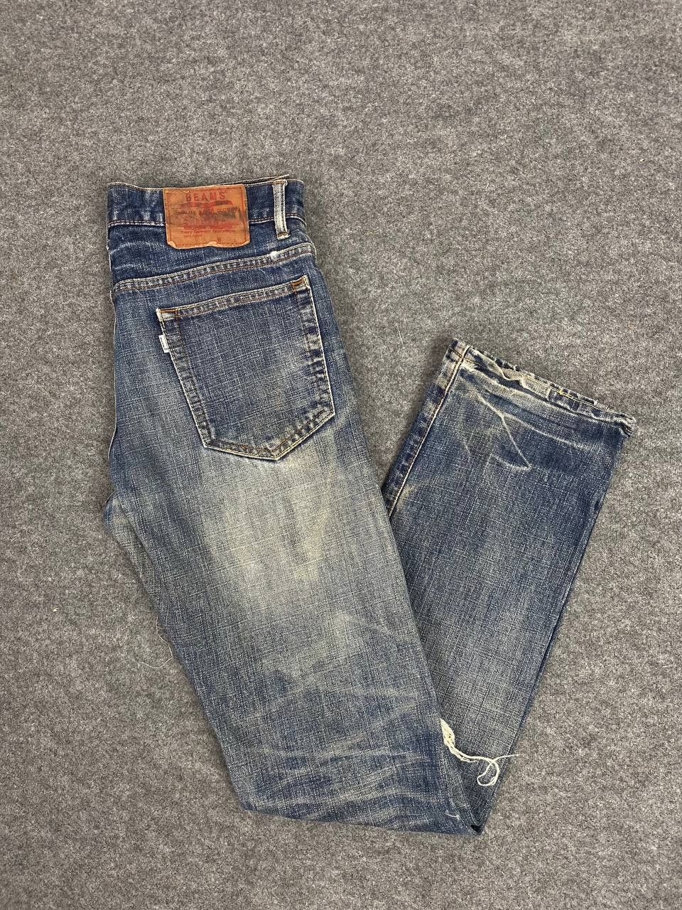 Beams Plus beams japanese brands selvedge distressed denim Size US 34 / EU 50 - 3 Thumbnail