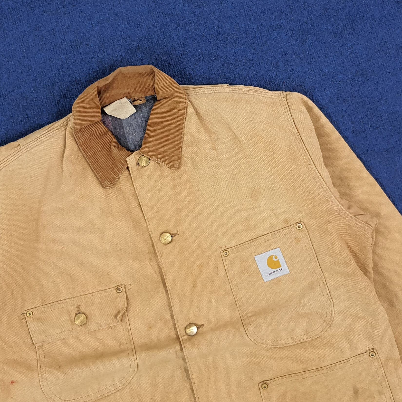 Carhartt × Vintage Vintage Carhartt Detroit Workwear Jacket Size US XL / EU 56 / 4 - 2 Thumbnail
