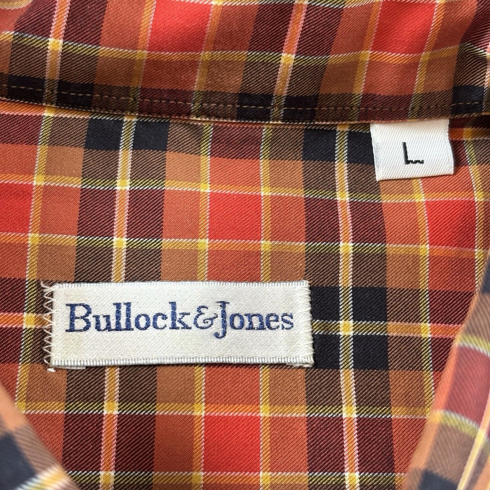 Bullock & Jones Bullock & Jones Plaid Long Sleeve Button Down Shirt Sz Large Size US L / EU 52-54 / 3 - 5 Thumbnail