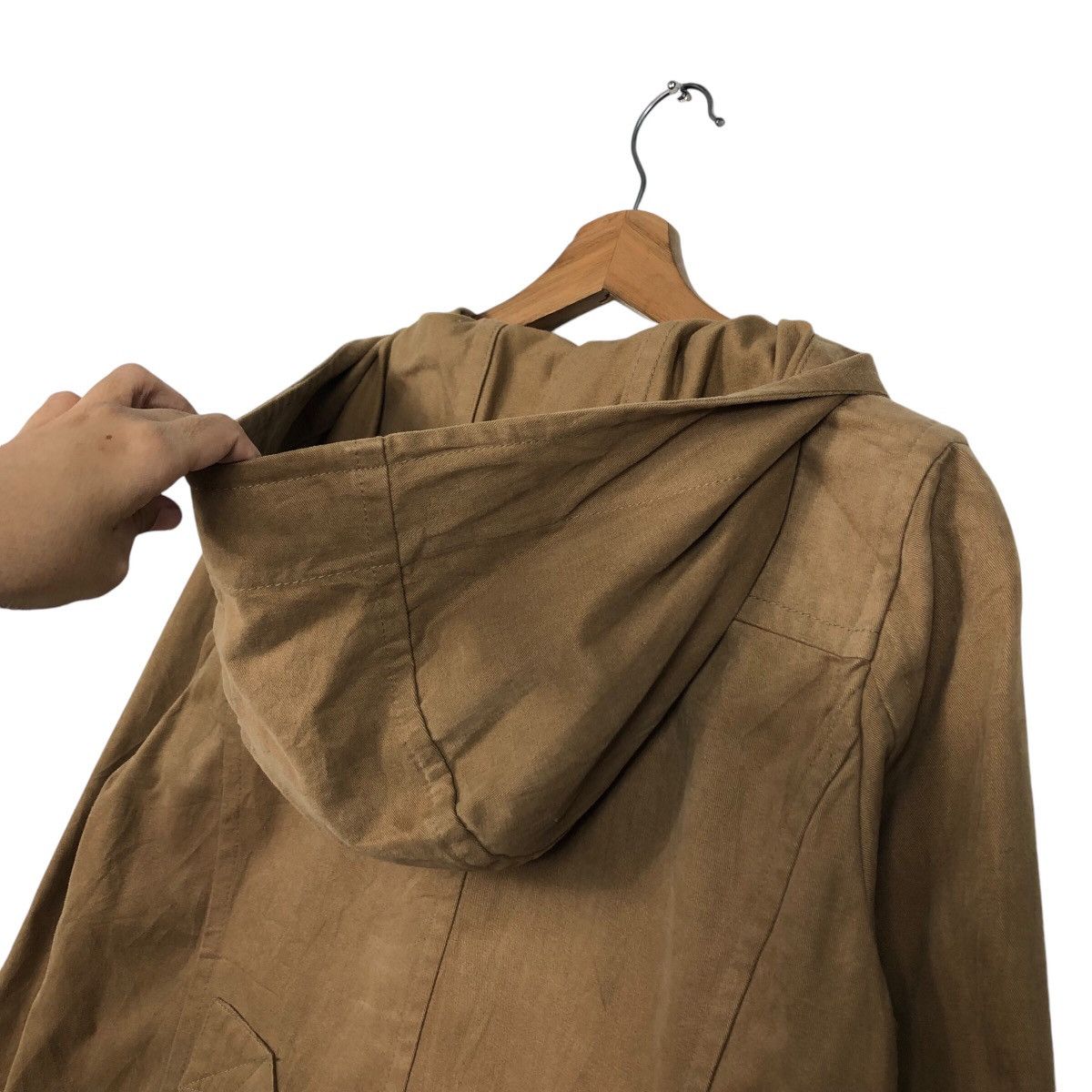 Issey Miyake 📌Vintage Cropped Biker Jacket Sunaokuwahara Duck Canvas Size US M / EU 48-50 / 2 - 11 Thumbnail