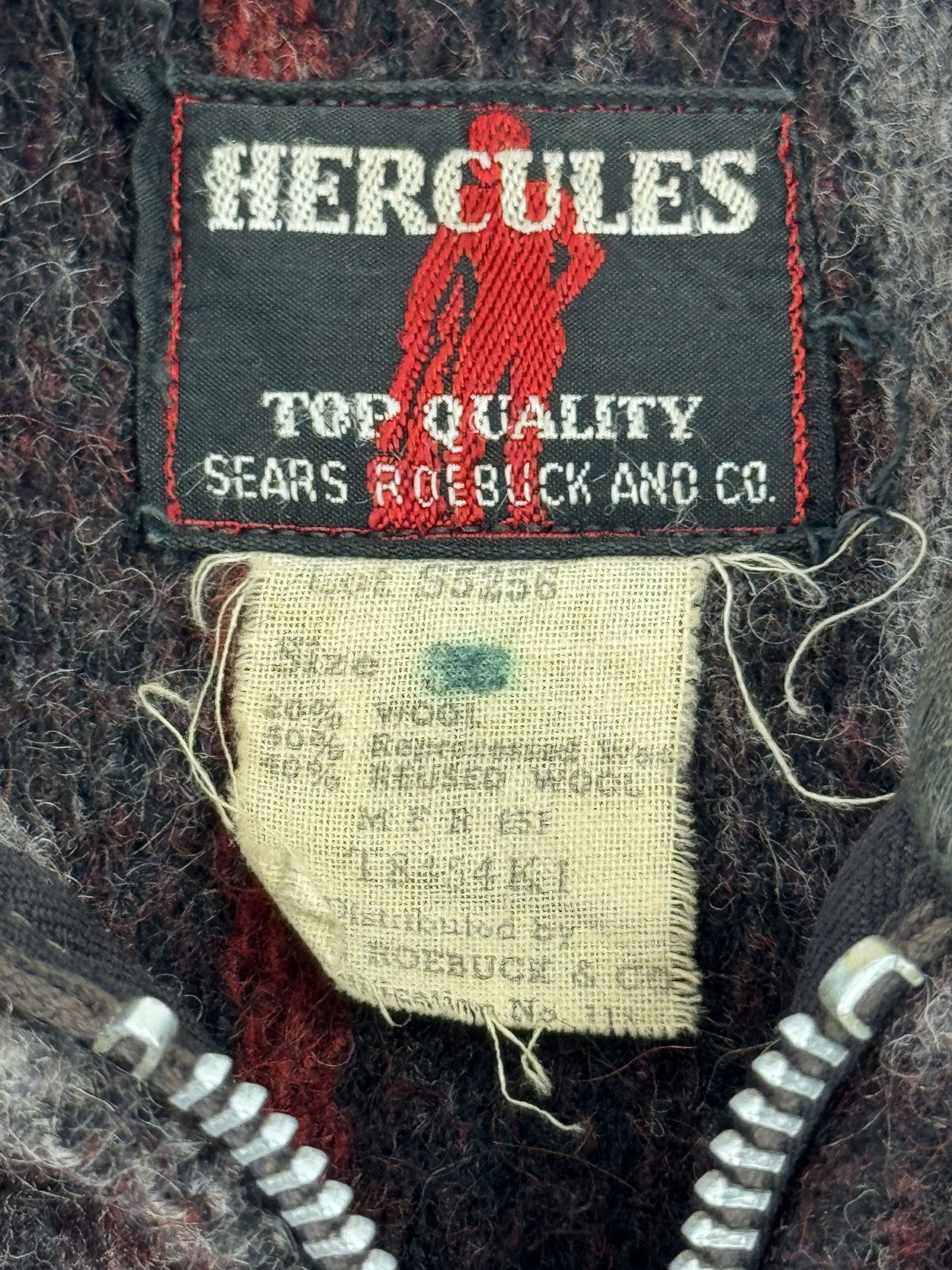 Vintage 1940s Vintage Sears Hercules Wool Half Belt Jacket 36 40s Size US S / EU 44-46 / 1 - 4 Thumbnail