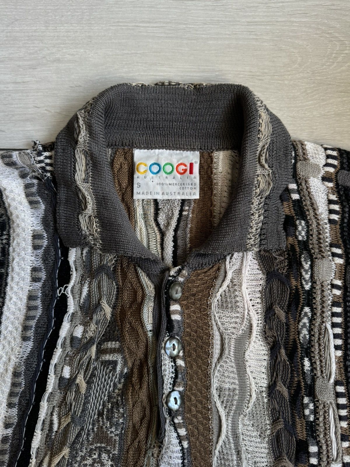 Coogi ❗️RARE❗️Vintage Coogi Mercerised Cotton Button Up Sweater Size US S / EU 44-46 / 1 - 6 Thumbnail
