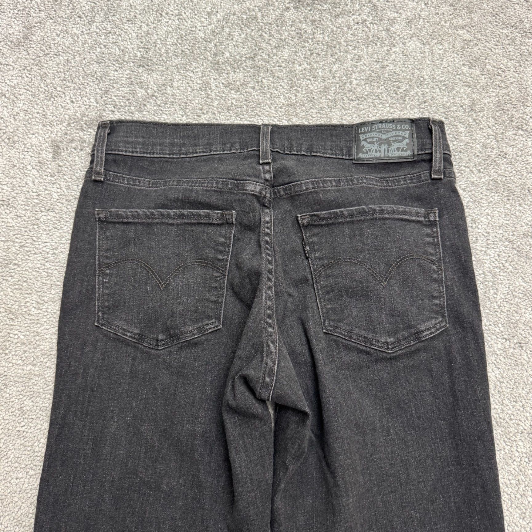 Levi's Levi's 311 Shaping Skinny Jeans Womens 27x30 Black Mid Rise Denim Stretch Size 27" / US 4 / IT 40 - 4 Thumbnail