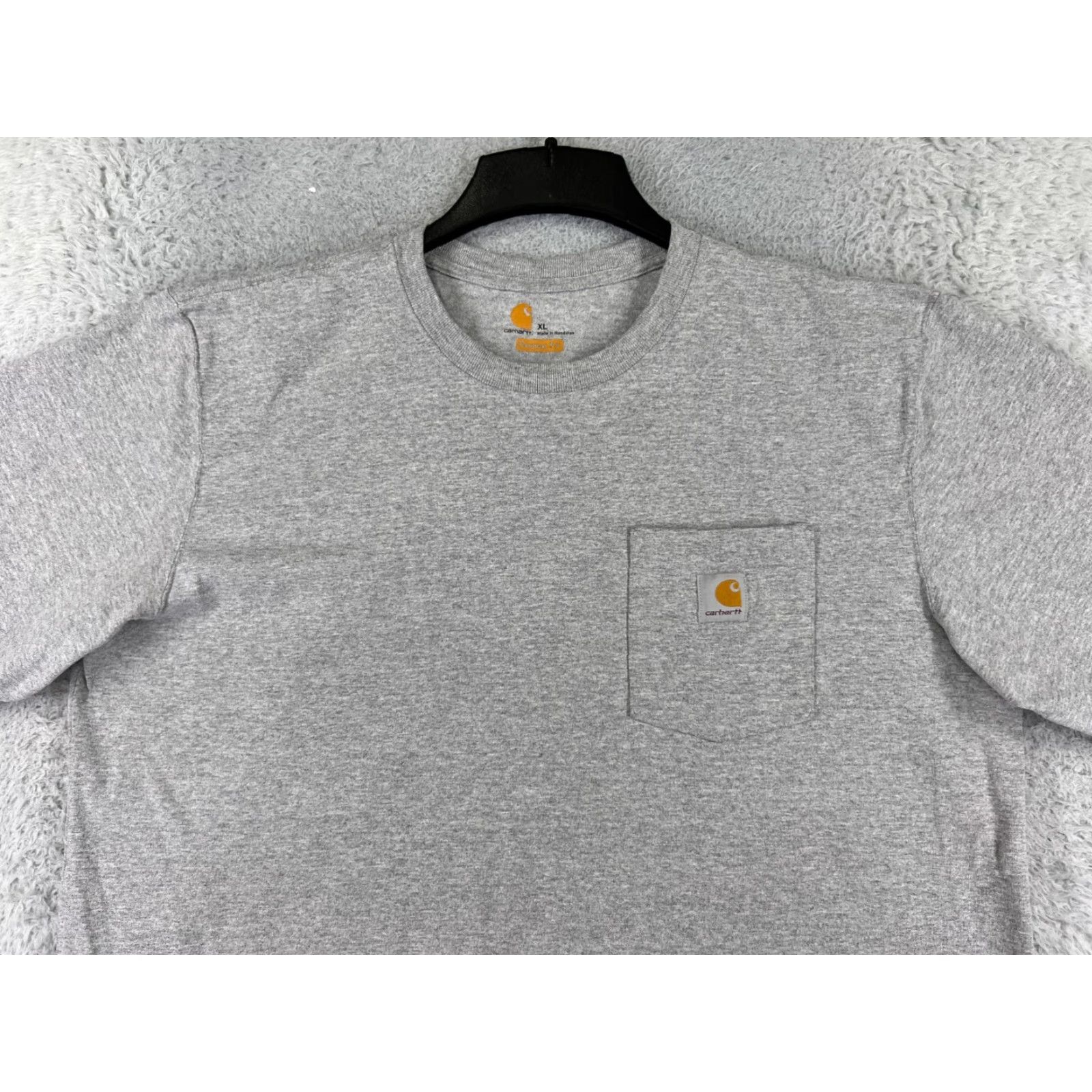 Carhartt Carhartt Shirt Men Gray 100% Cotton Pocket Short Sleeve Original Fit L Size US L / EU 52-54 / 3 - 7 Thumbnail