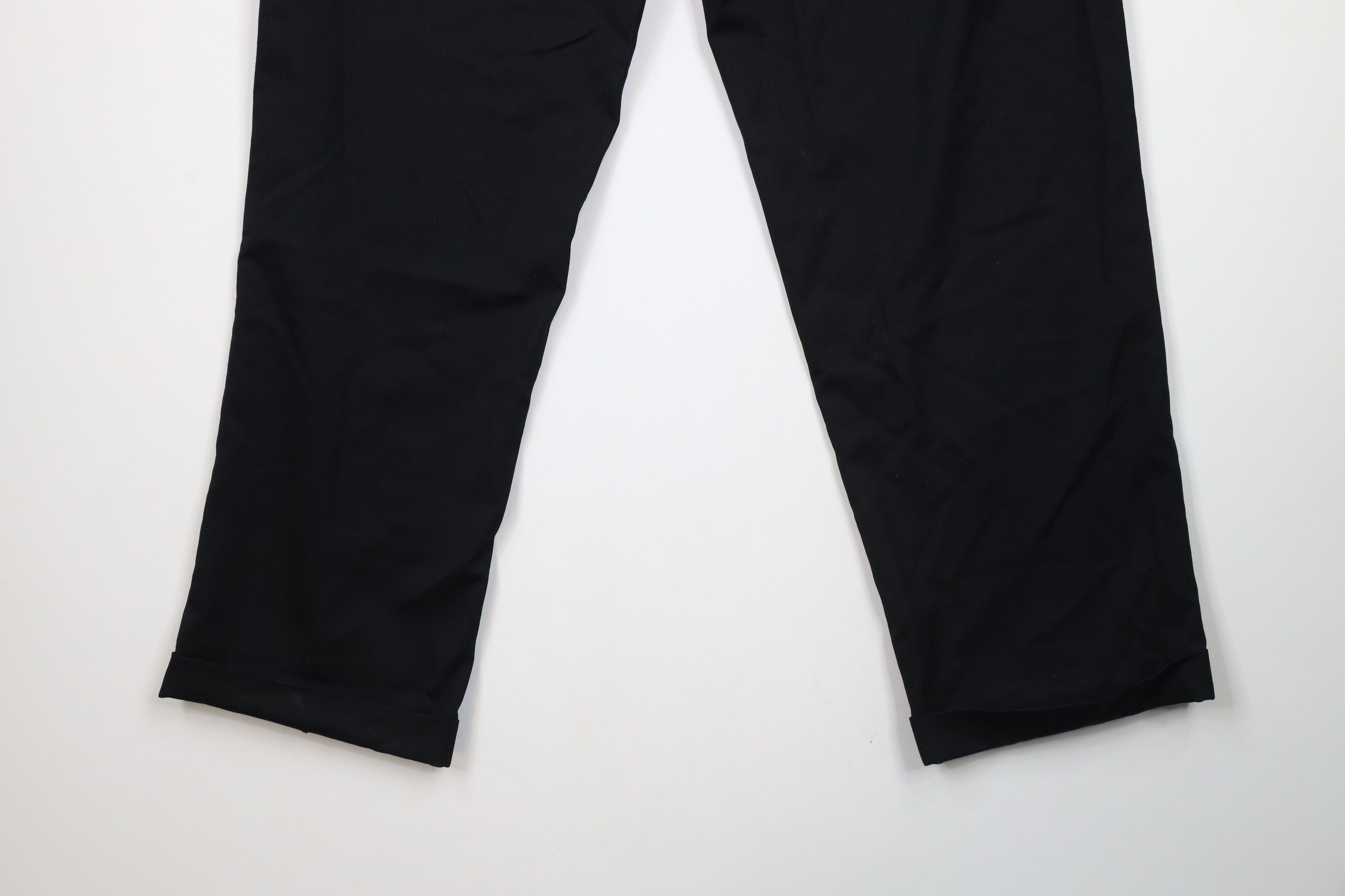 Vintage Vintage 90s Streetwear Wool Wide Leg Chino Pants Black Size US 34 / EU 50 - 14 Thumbnail