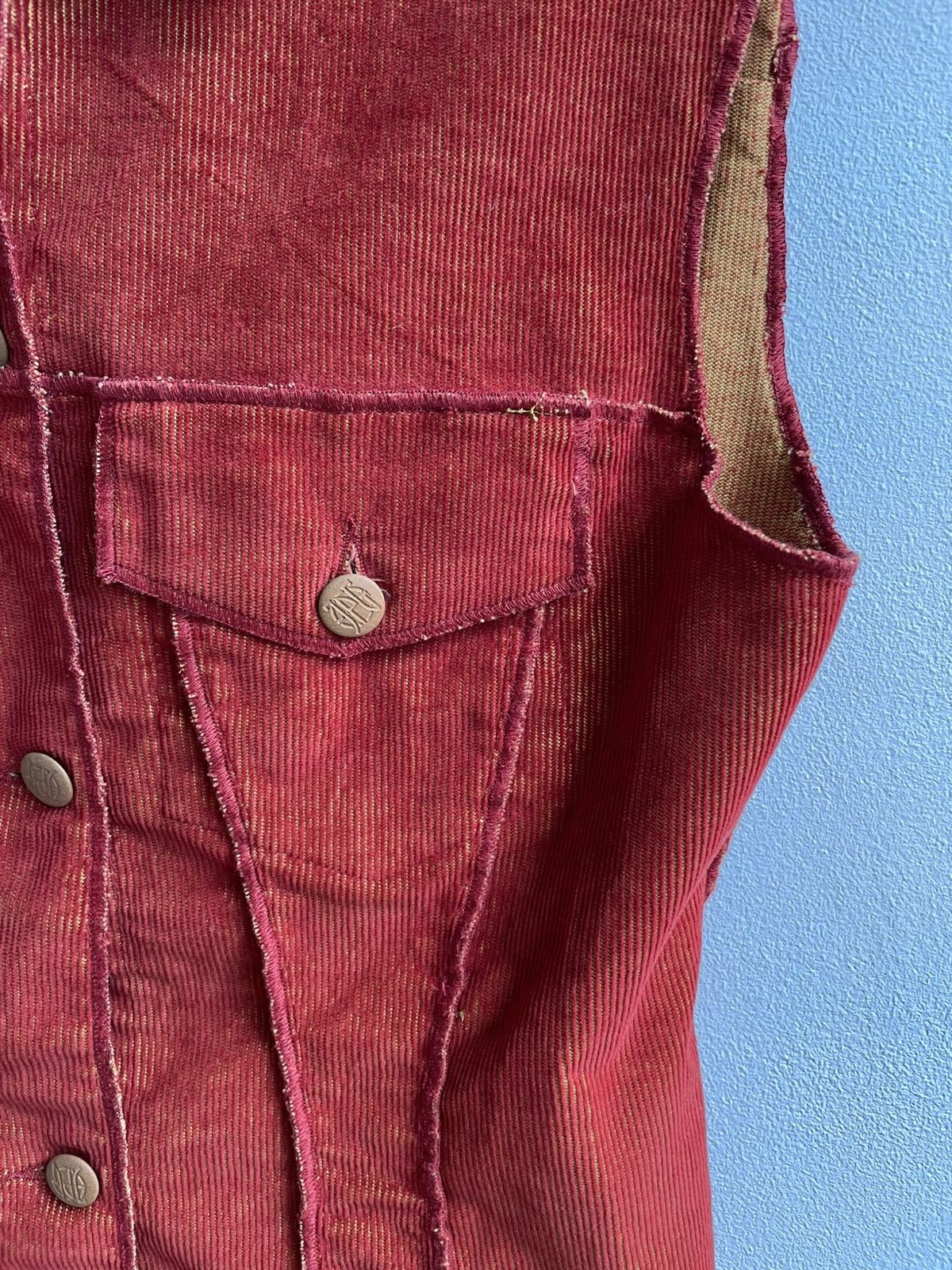 Jean Paul Gaultier Jean Paul Gaultier Jeans JPG Vintage Denim Jacket Vest Size L / US 10 / IT 46 - 6 Thumbnail