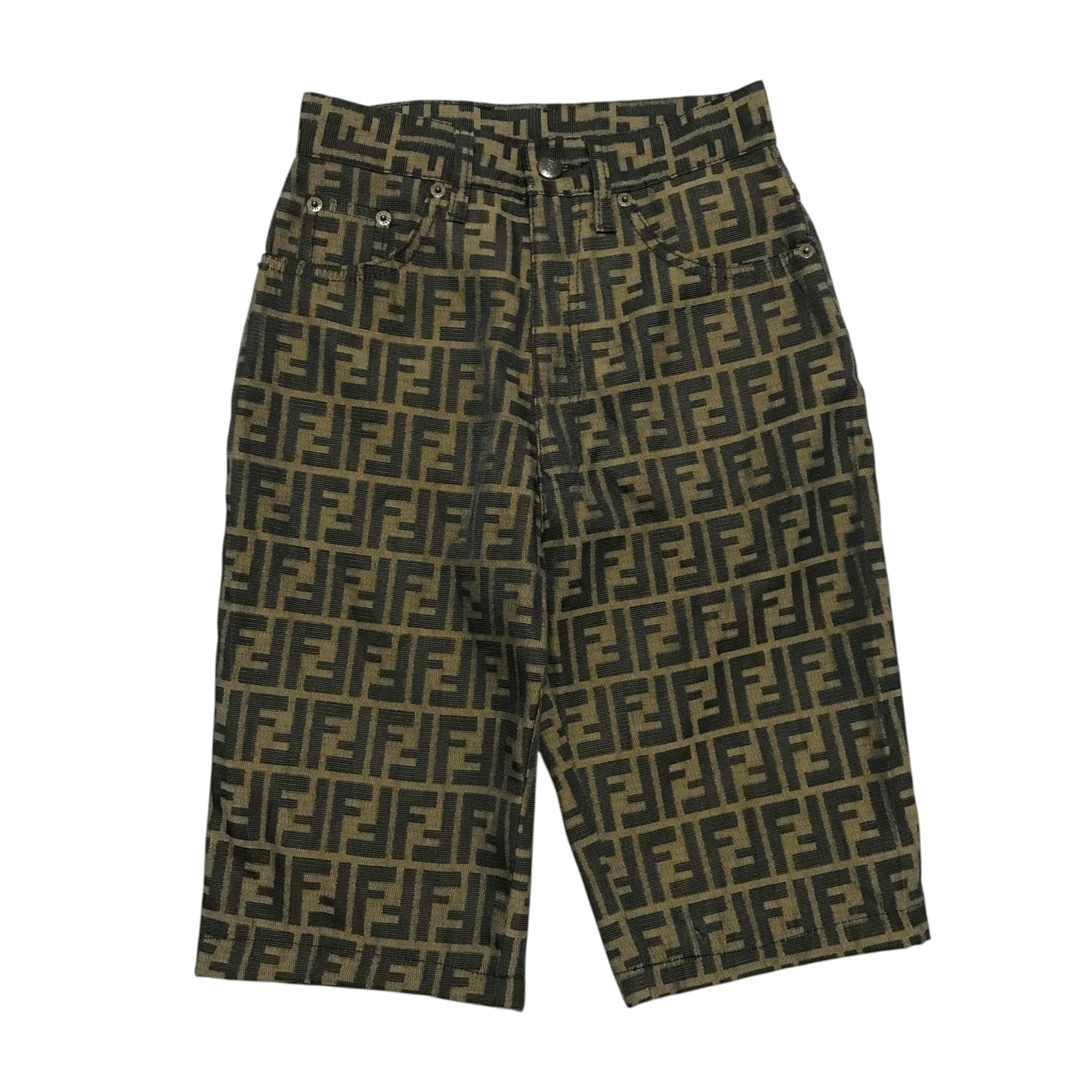 Fendi Fendi Zucca Monogram Pants Size 26" / US 2 / IT 38 - 2 Thumbnail