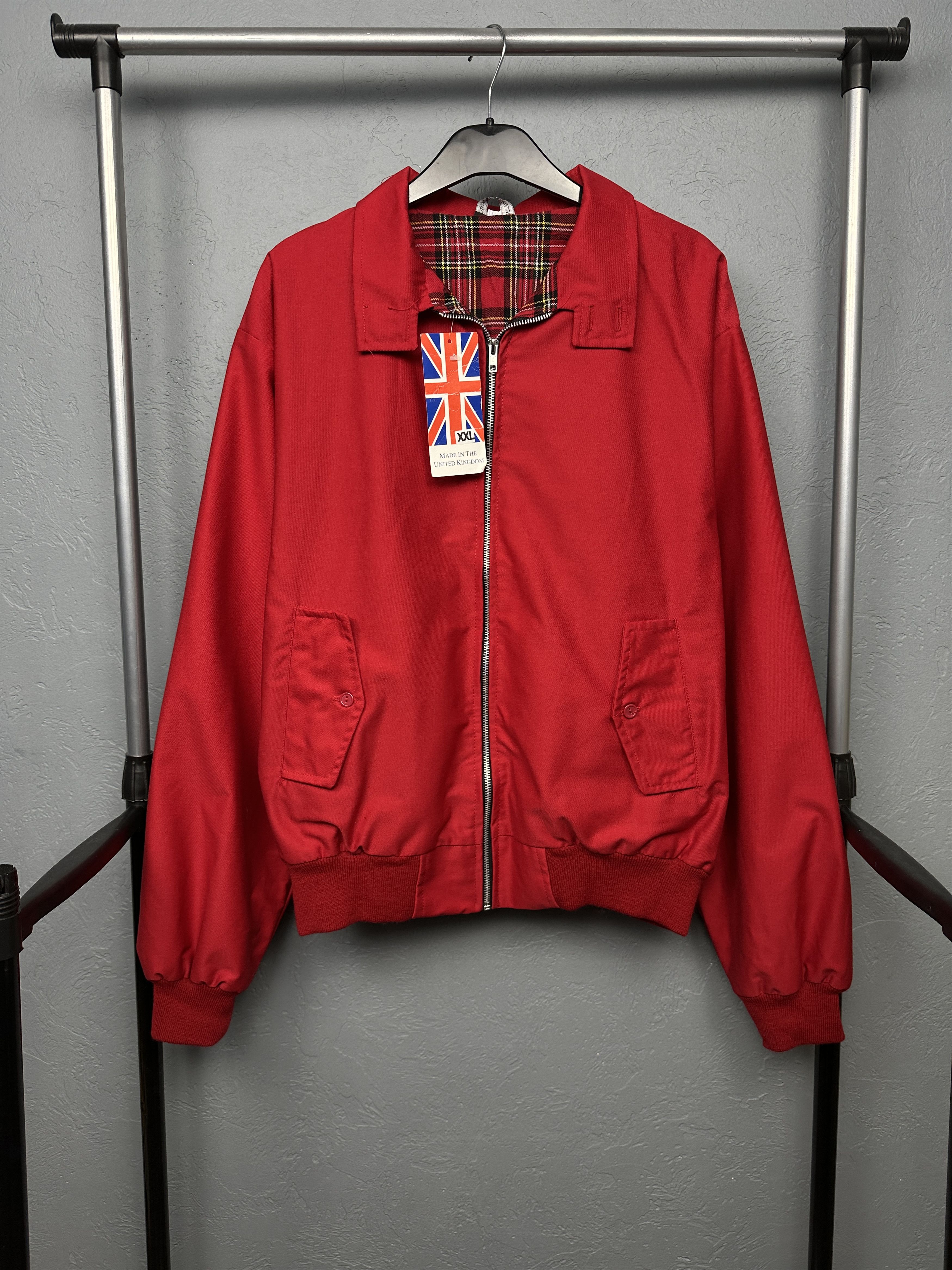 New England Outerwear × Vintage NEW Vintage England Plaid Lined Collared Bomber Jacket Size US XXL / EU 58 / 5 - 2 Thumbnail