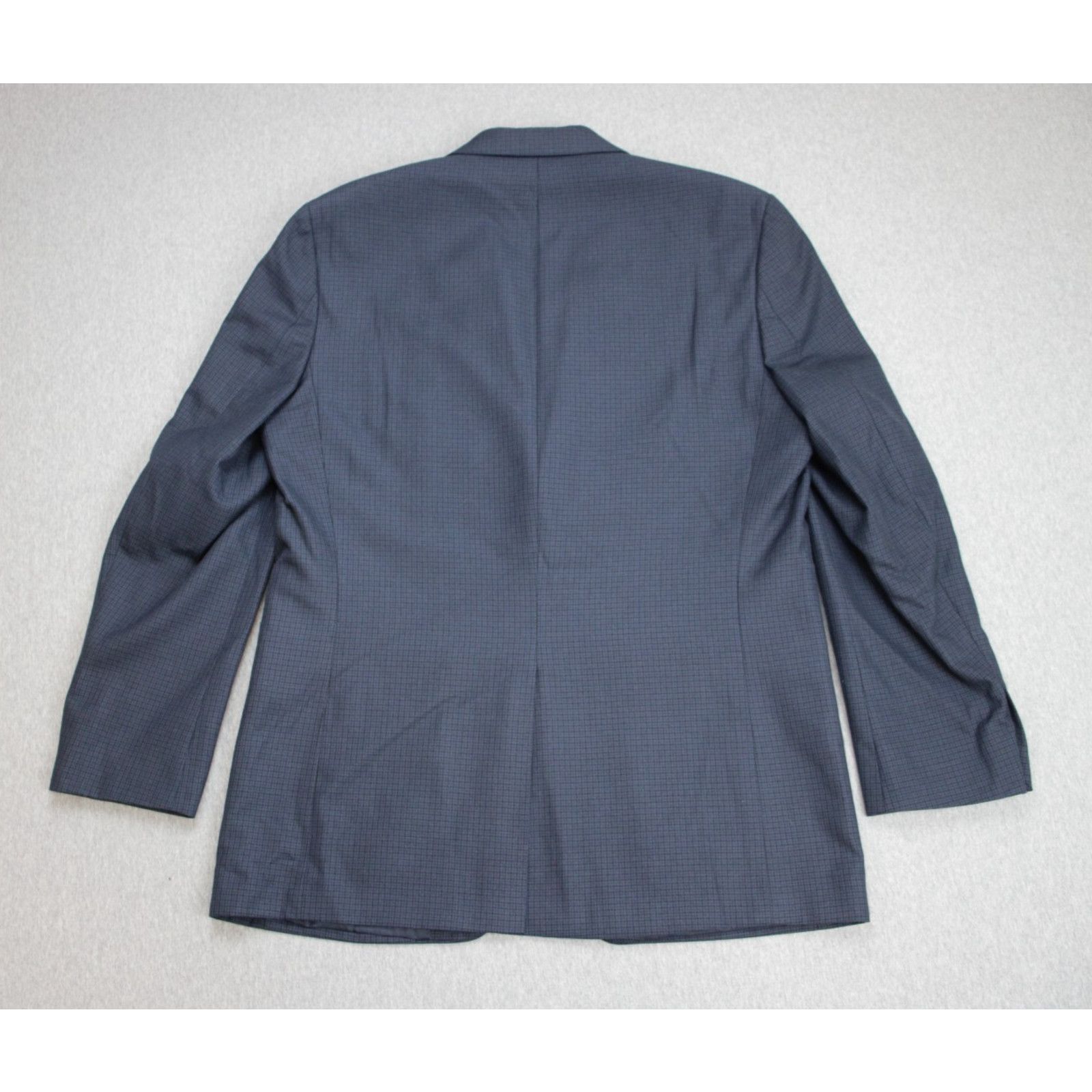 Lauren Ralph Lauren Lauren Ralph Lauren Blazer Mens Size 40R Navy Blue Check Size 40R - 3 Thumbnail
