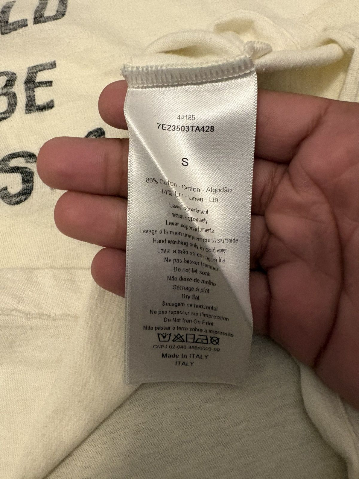 Dior Christian Dior “We should all be Feminists” Tee Size US S / EU 44-46 / 1 - 3 Thumbnail