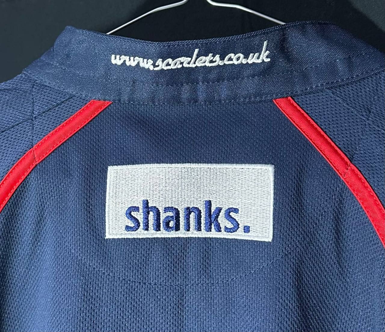 Vintage KOOGA 2004-05 Llanelli Scarlets Union Rugby Pro Away Shirt Size US XXL / EU 58 / 5 - 5 Thumbnail