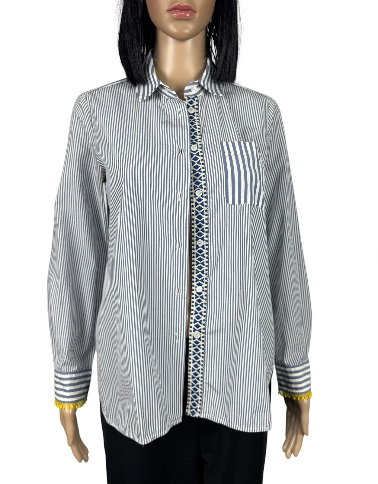 Weekend Max Mara Weekend Max Mara Striped Shirt Size S / US 4 / IT 40 - 10 Thumbnail