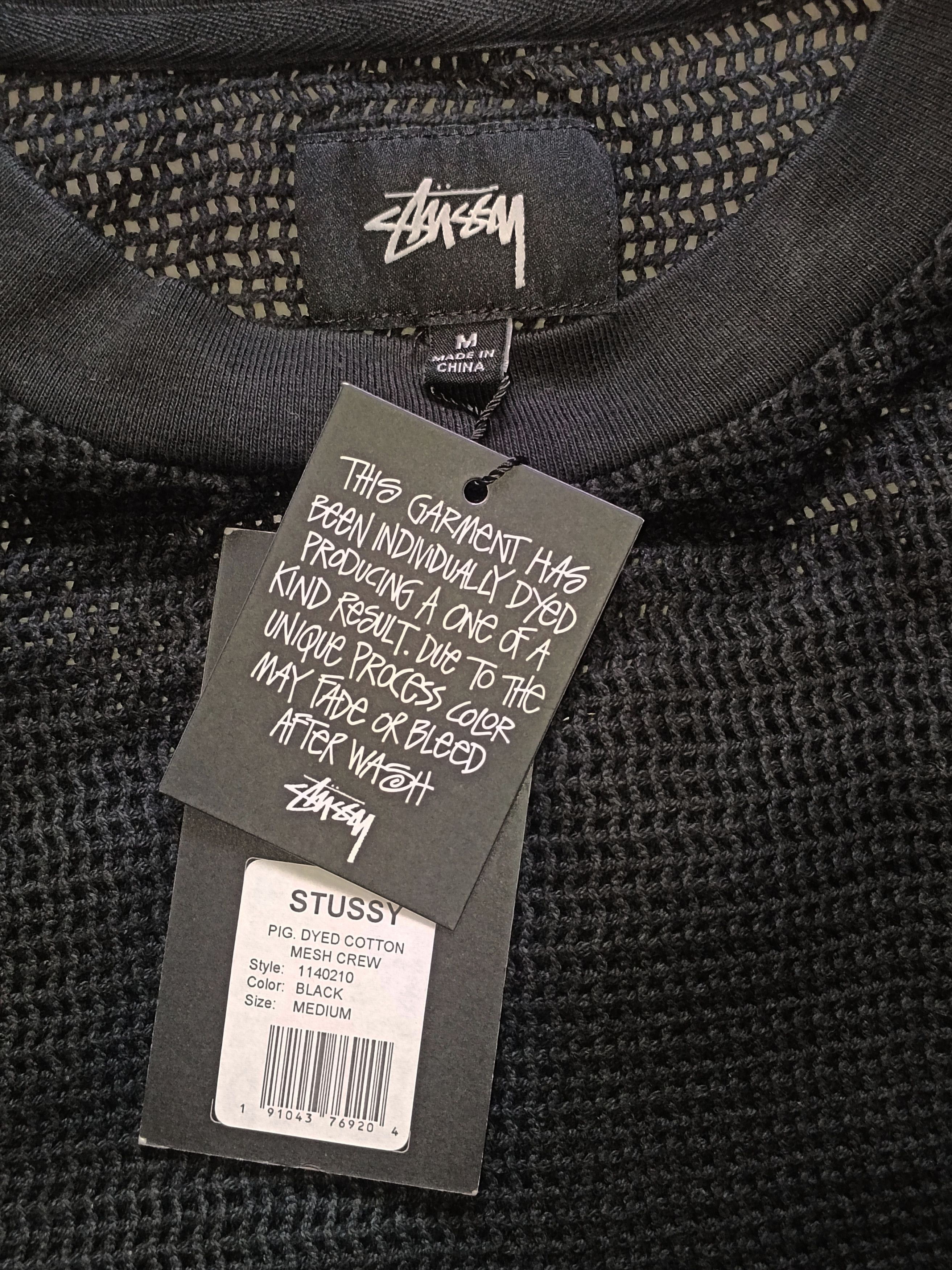 Stussy Vintage Stussy Mesh Knit Sweater Size US M / EU 48-50 / 2 - 9 Thumbnail