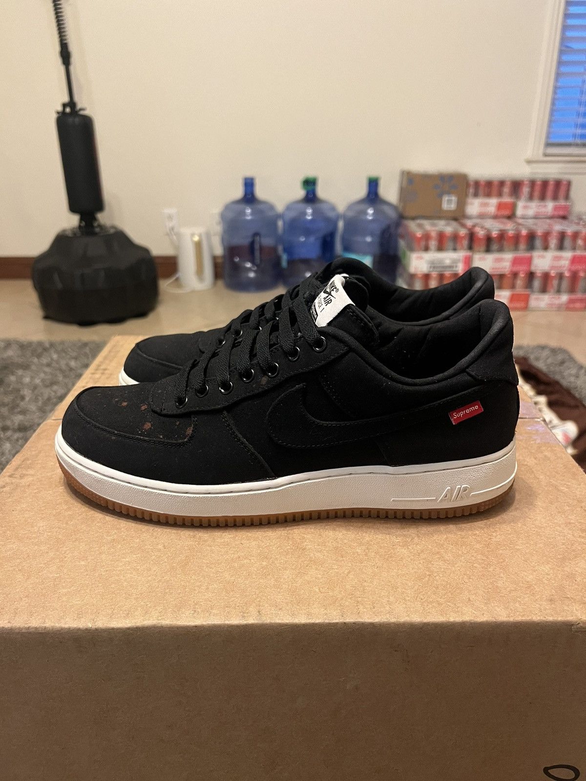 Nike × Supreme Nike Supreme Air Force 1s Size US 11 / EU 44 - 3 Thumbnail