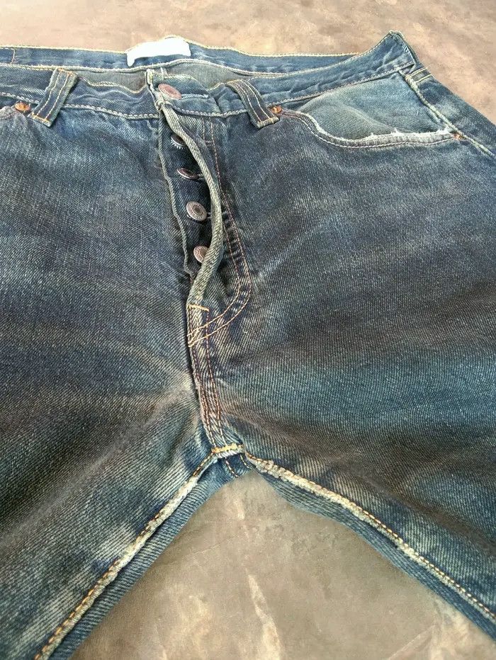 Levi's Vintage Levi's 501 Straight Leg Distressed Jeans 34x30 Size US 34 / EU 50 - 6 Thumbnail