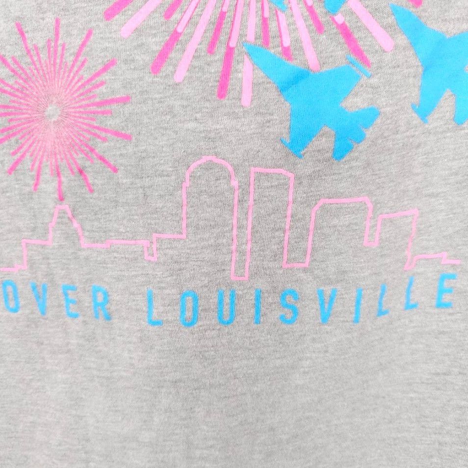 Tultex Thunder Over Louisville T Shirt Mens Size Medium Gray Kentucky Derby Air Show Size US M / EU 48-50 / 2 - 4 Thumbnail