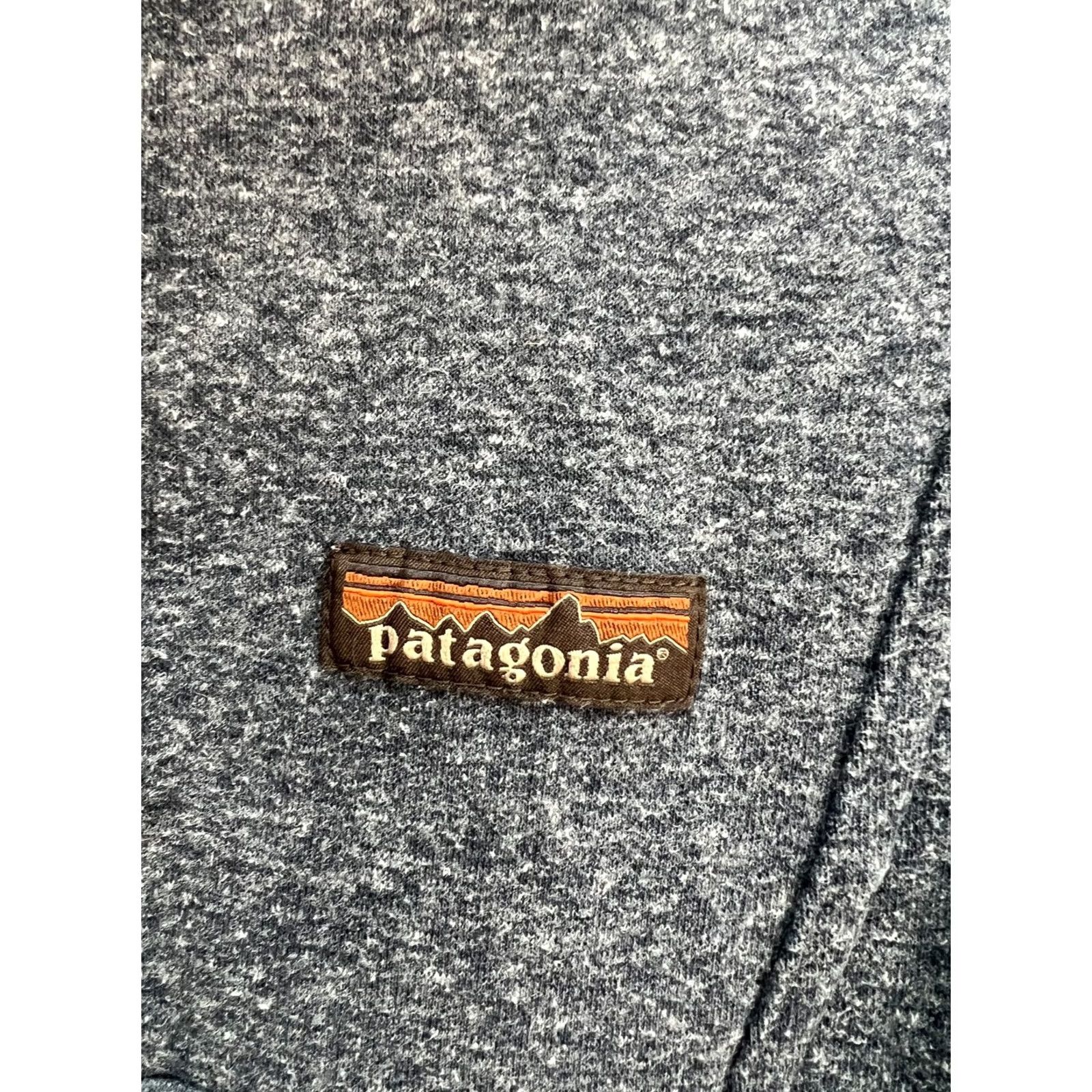 Patagonia VINTAGE Patagonia Hoodie Mens Work Hemp Gray Snap Pullover Size M Size US M / EU 48-50 / 2 - 3 Thumbnail