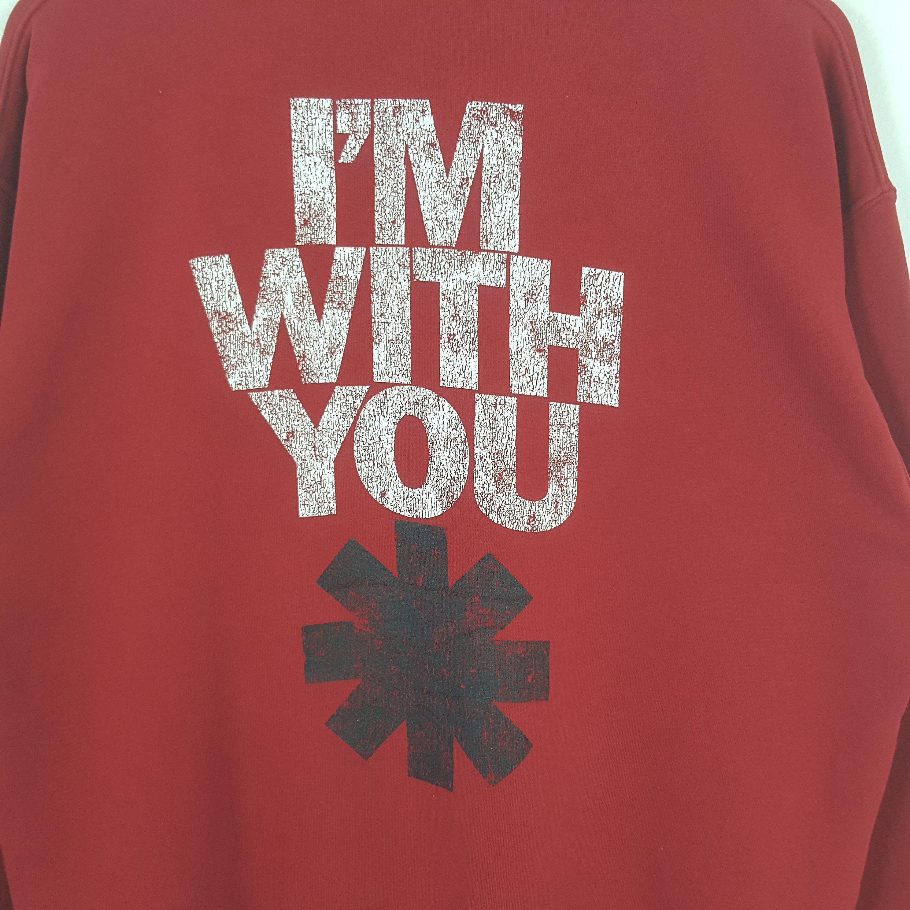 GU Vintage Red Hot Chili Peppers Rock Band Sweatshirt C296N10 Size US L / EU 52-54 / 3 - 4 Thumbnail