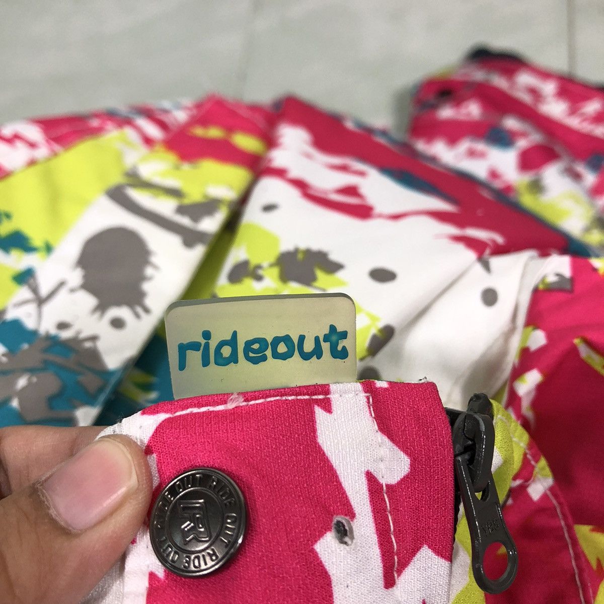 Japanese Brand 🔥Vtg Rideout Ski Pants Sports Rare Colour Design Size US 28 / EU 44 - 14 Thumbnail