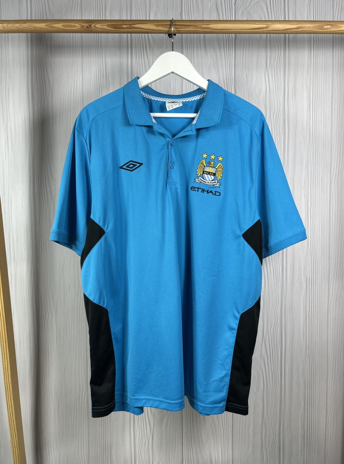 Umbro Manchester City Umbro 2011/12 Shirt Football Soccer Size 3XL Size US XXL / EU 58 / 5 - 1 Thumbnail