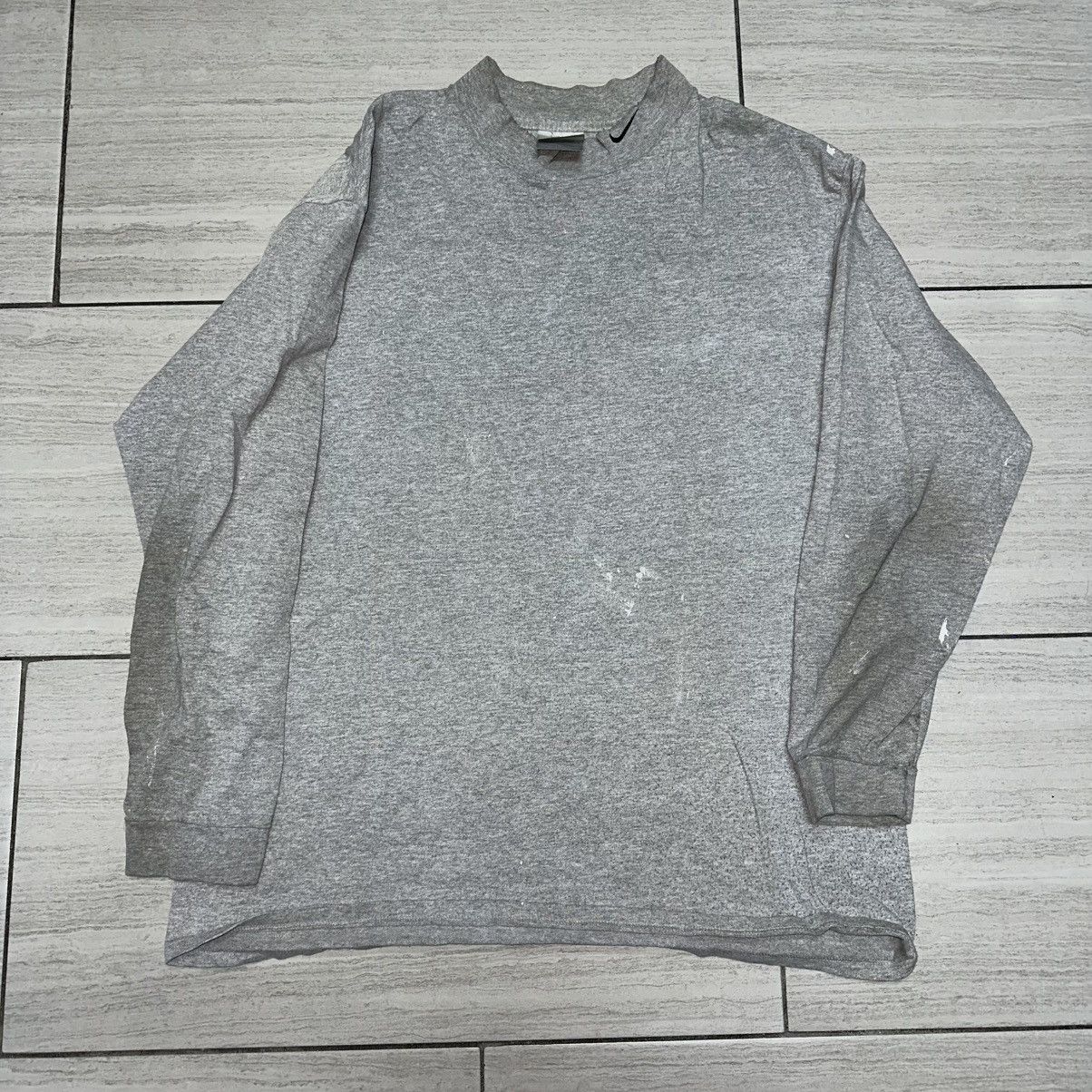 Nike Vintage Nike Mock Neck Longsleeve Size US L / EU 52-54 / 3 - 1 Thumbnail