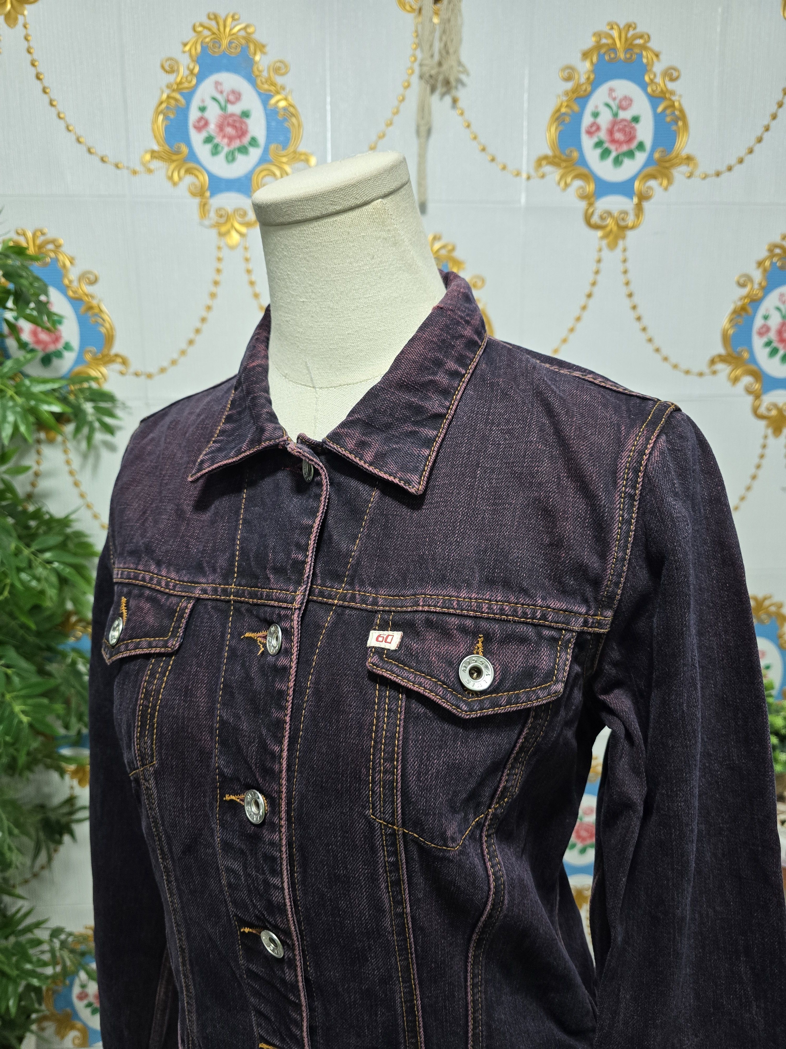 Miss Sixty MISS SIXTY vintage Denim Jacket with red accent 😍 Size L / US 10 / IT 46 - 8 Thumbnail