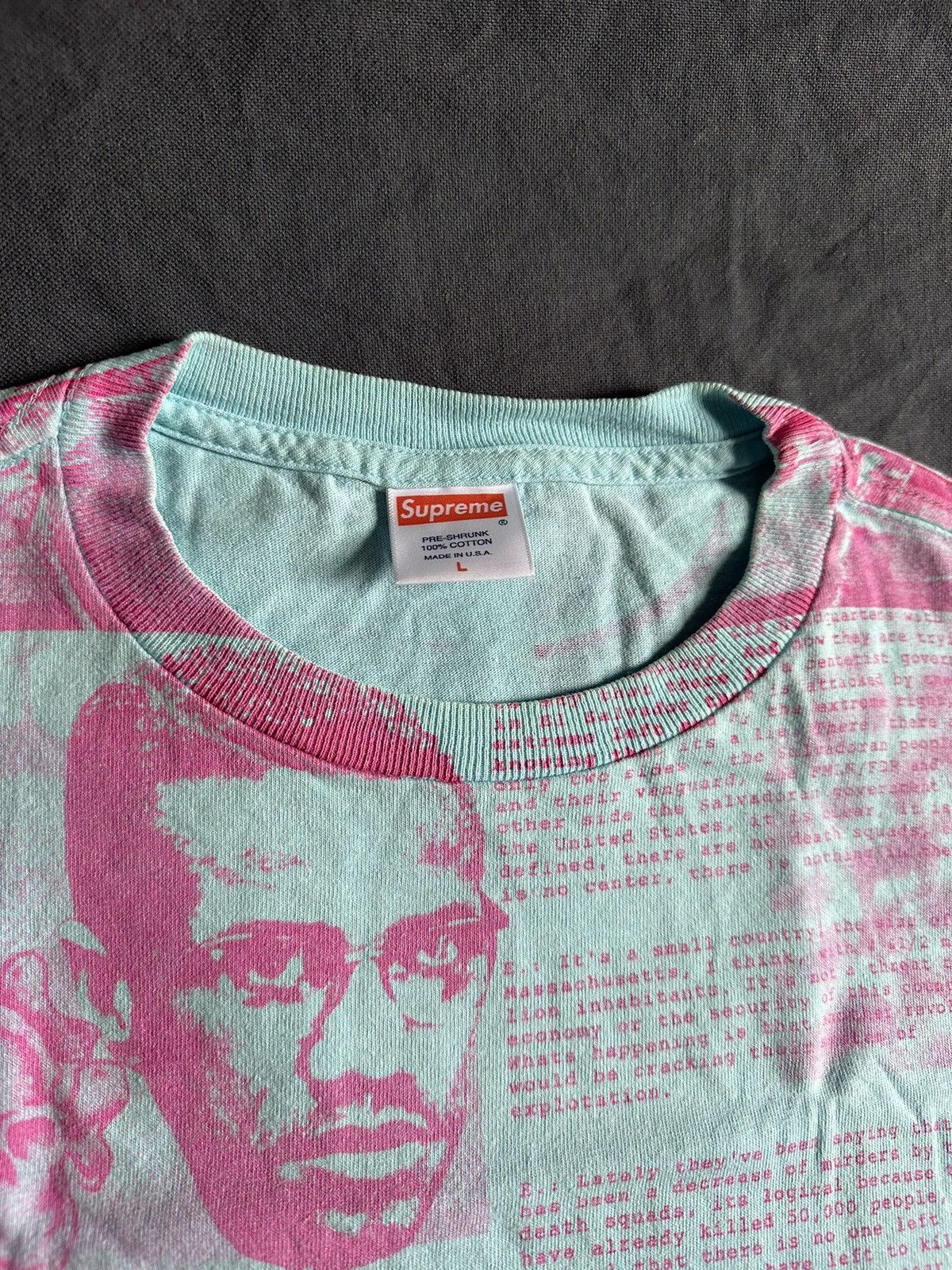 Supreme × Vintage Supreme S/S 2007 Malcolm X Newspaper Tee Size US L / EU 52-54 / 3 - 3 Thumbnail