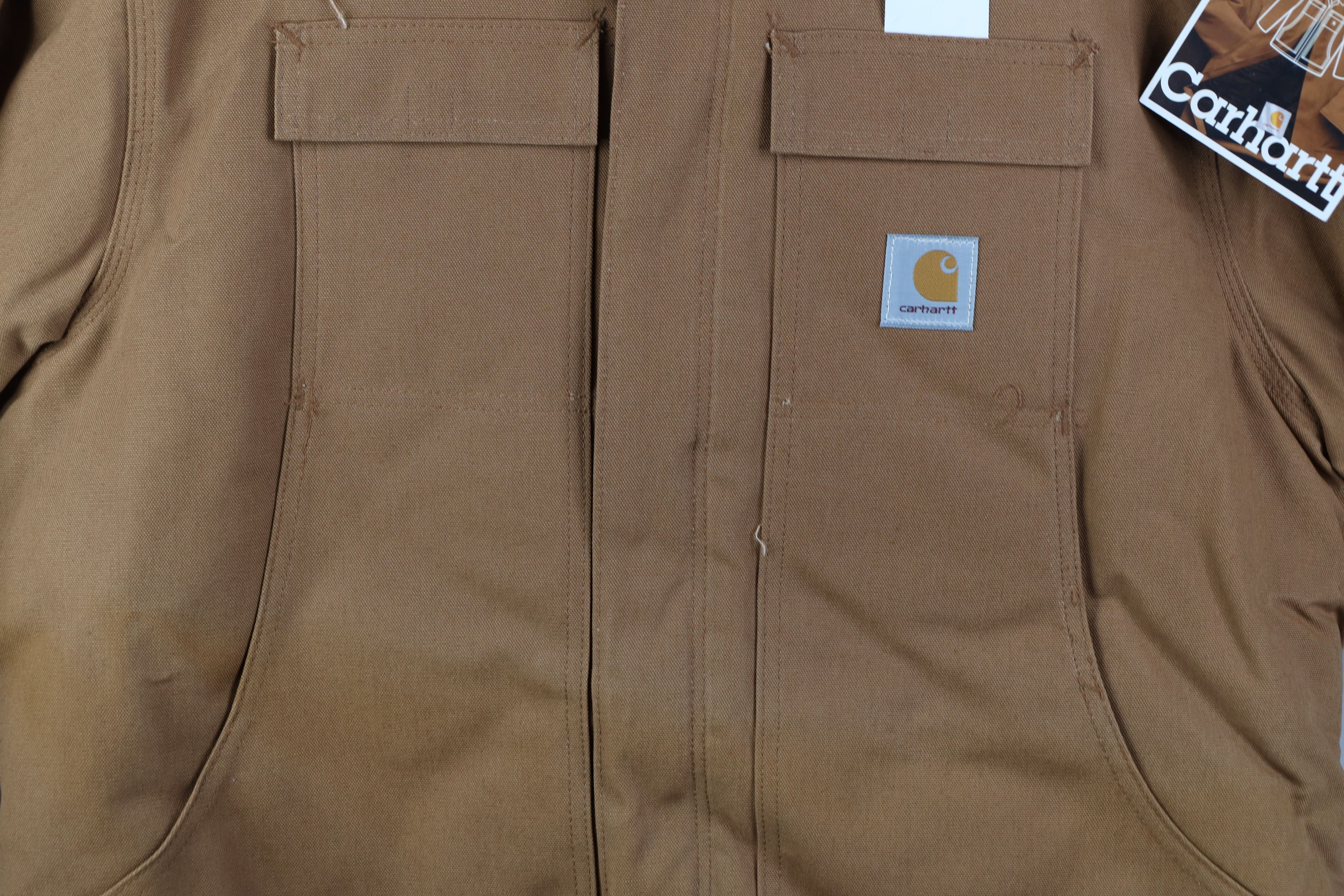 Carhartt Deadstock Vintage Y2K Carhartt Chore Barn Jacket Brown USA Size US XXL / EU 58 / 5 - 4 Thumbnail
