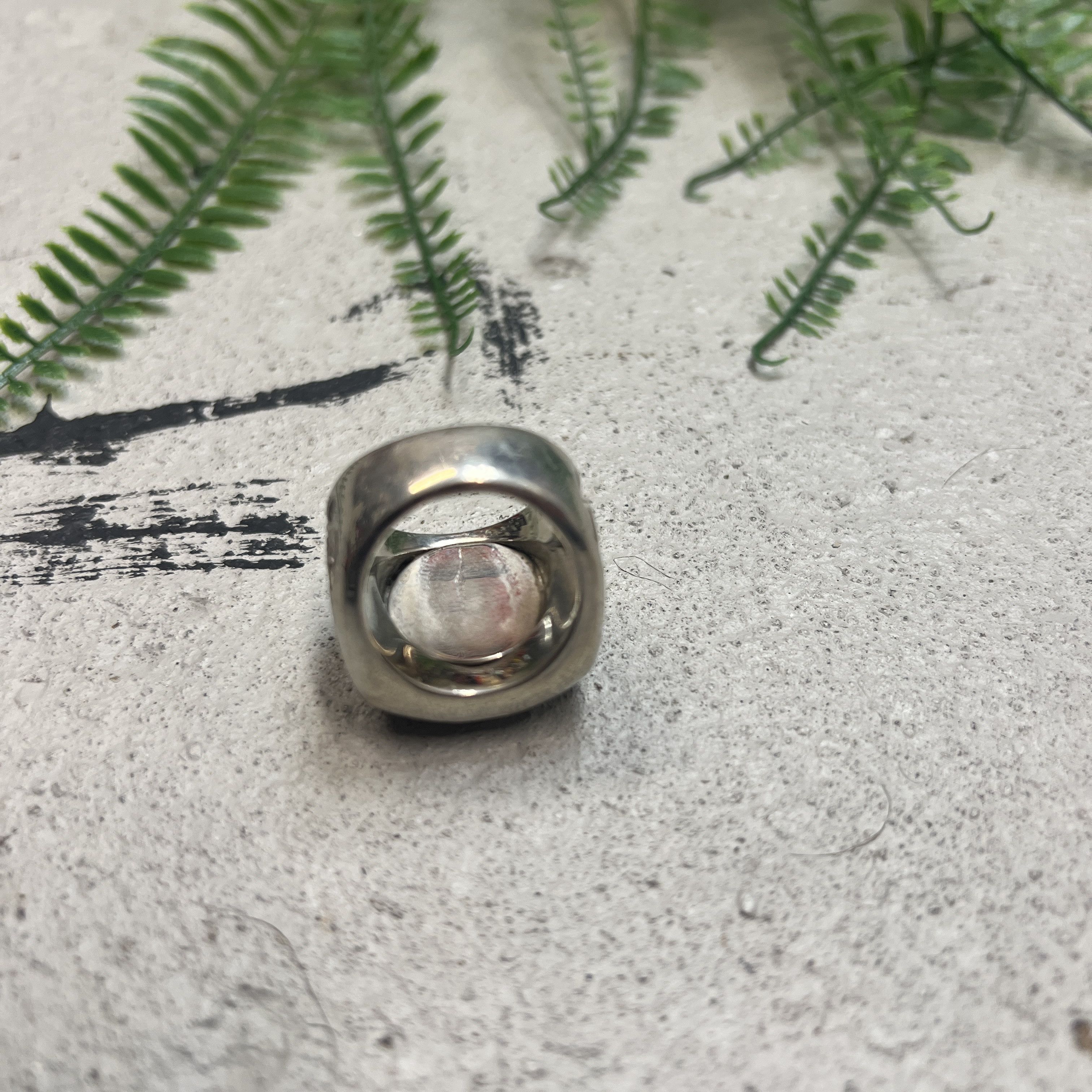 Human Made × Pharrell Human Made Pharrell Silver College Black Heart Ring Rare Size ONE SIZE - 4 Thumbnail