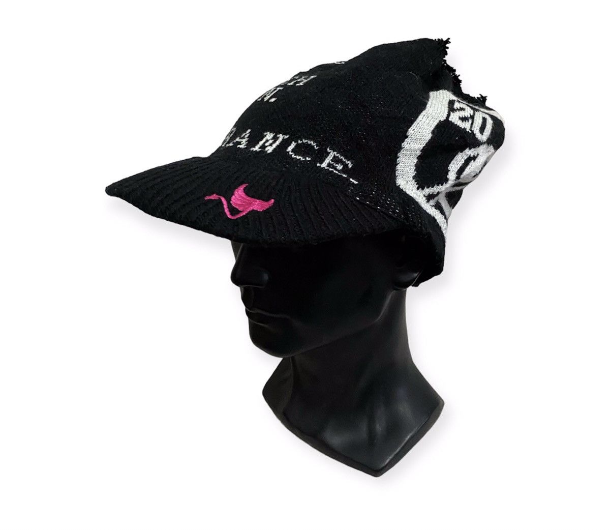 image of Clunk Love Visor Beanie Hat in Black, Men's