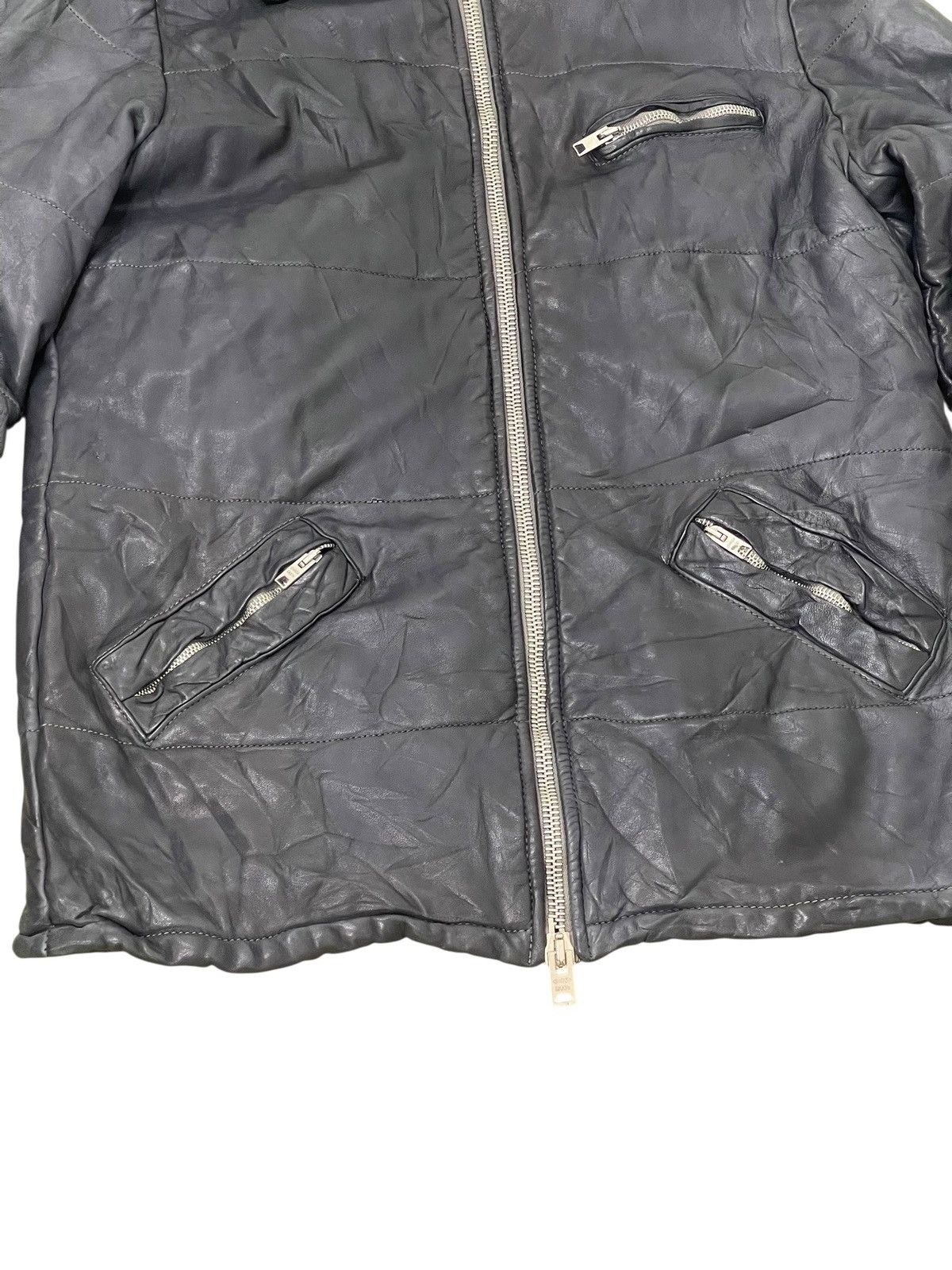 Giorgio Brato Giorgio Brato Leather Jacket Hoodie Slim 7🟩0 Size US M / EU 48-50 / 2 - 6 Thumbnail