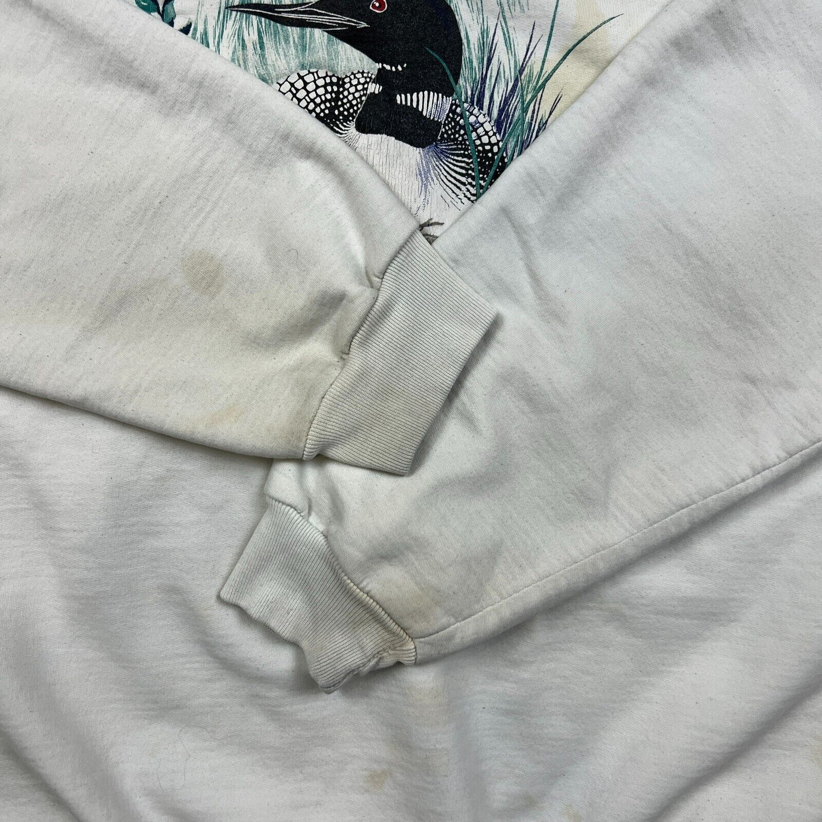 Vintage VTG 90s Northern Reflections Sweatshirt Large Goose Animal Size US L / EU 52-54 / 3 - 5 Thumbnail