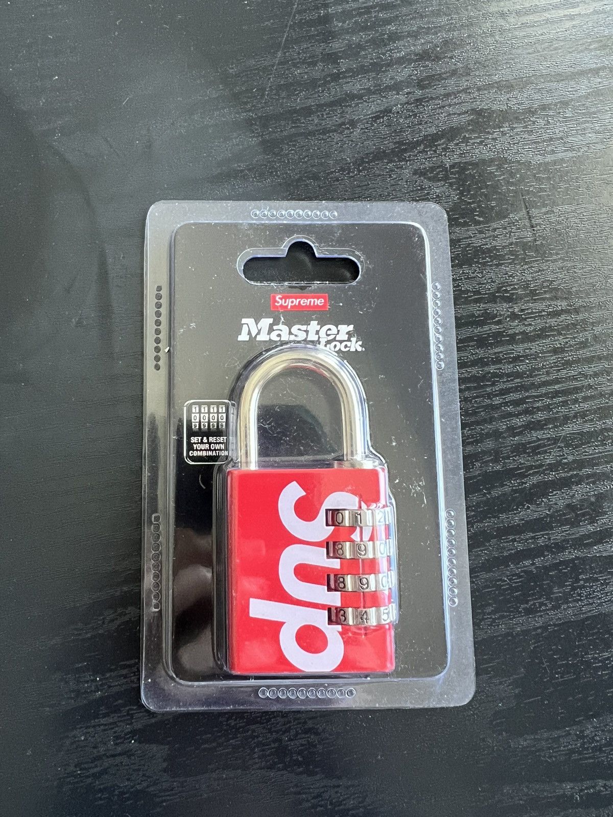 Supreme Master Lock Red Numeric Combination Lock | Grailed