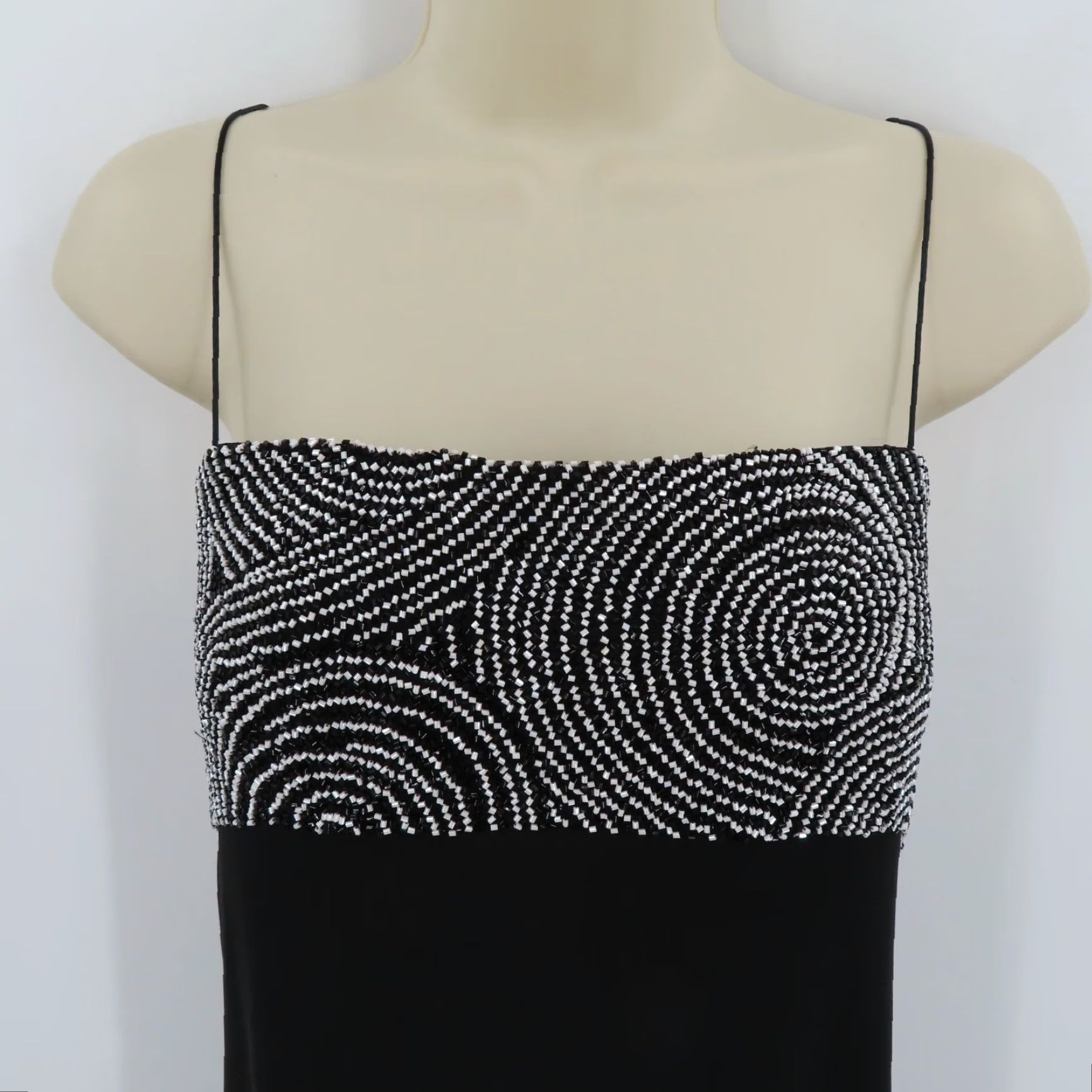 Vintage Vintage JS Boutique Womens 14 Black Beaded Maxi Dress Gown User: Vintage JS Boutique Womens Size 14 Black Beaded Maxi Dress Gown Size XL / US 12-14 / IT 48-50 - 3 Thumbnail