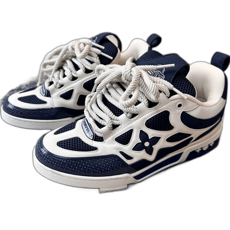 Louis Vuitton Louis Vuitton White Blue Skate Sneakers Size 41-2508 Size US 10 / EU 43 - 1 Thumbnail