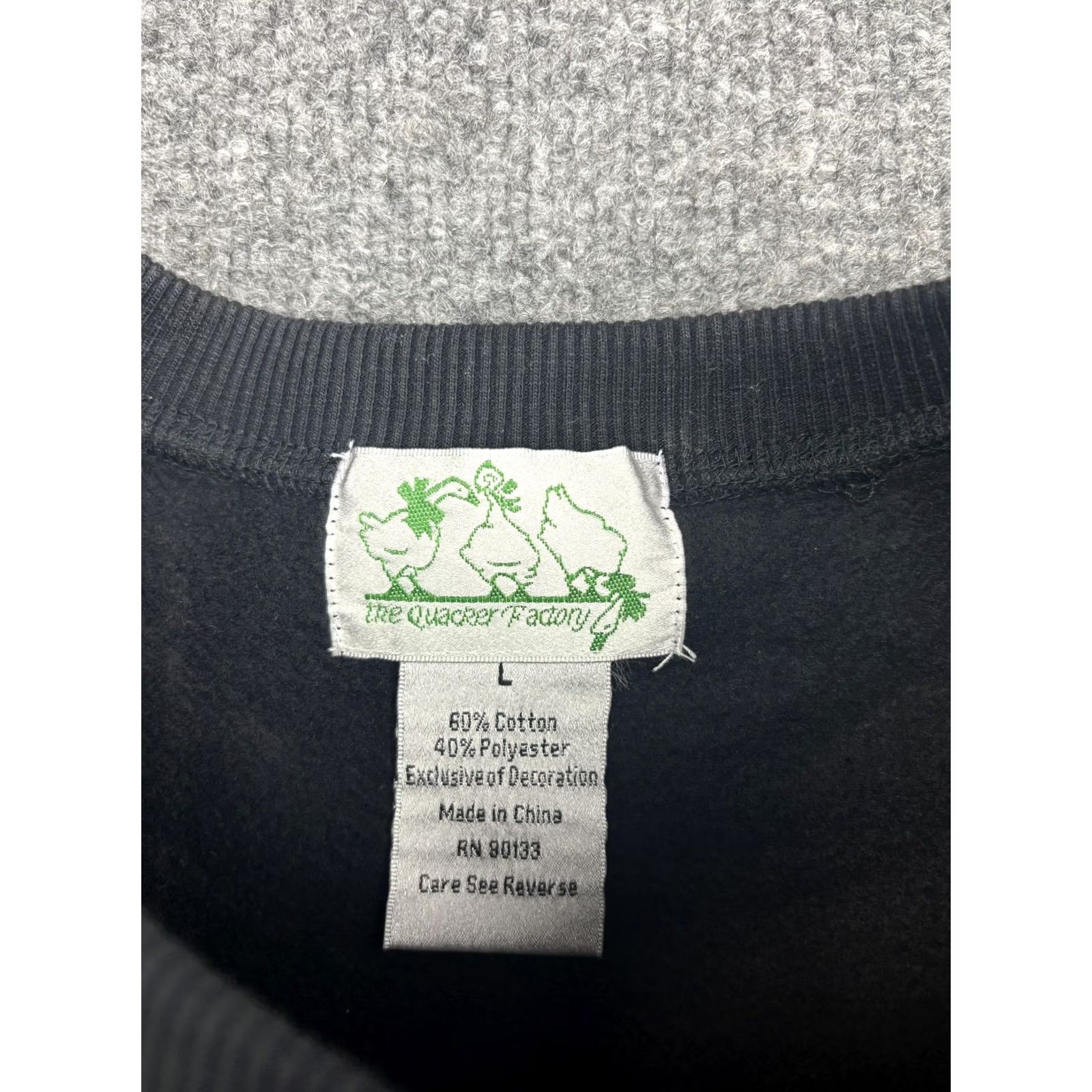 Quacker Factory Quacker Factory Sweatshirt Womens Large Black Peek a Boo Halloween Pumpkin Cat Size L / US 10 / IT 46 - 3 Thumbnail