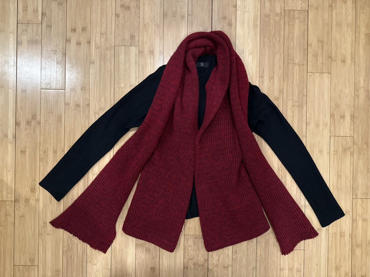 Scarf cardigan