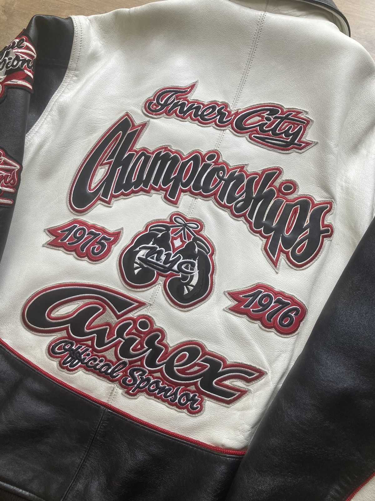 Avirex Avirex Championships Leather Jacket Size US M / EU 48-50 / 2 - 4 Thumbnail