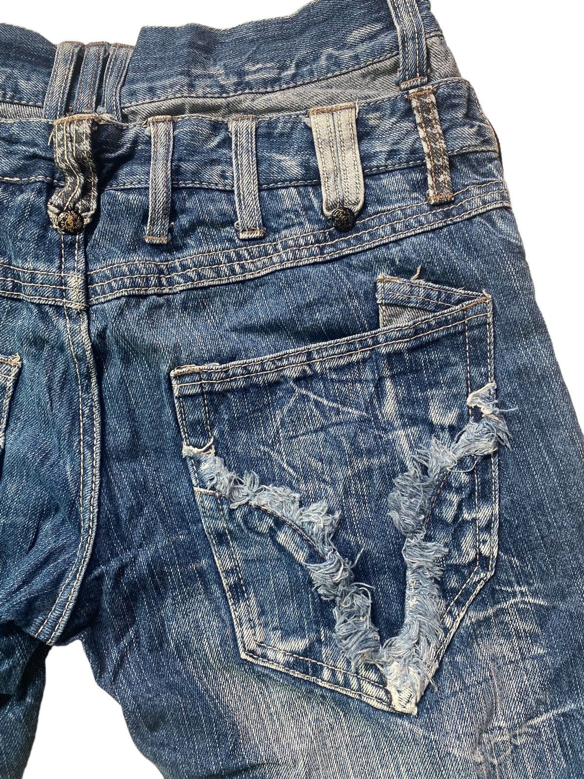 Hysteric Glamour × If Six Was Nine × Le Grande Bleu (L.G.B.) Japanese Brand Blow By Blue Double Waist Jean Size US 28 / EU 44 - 7 Thumbnail
