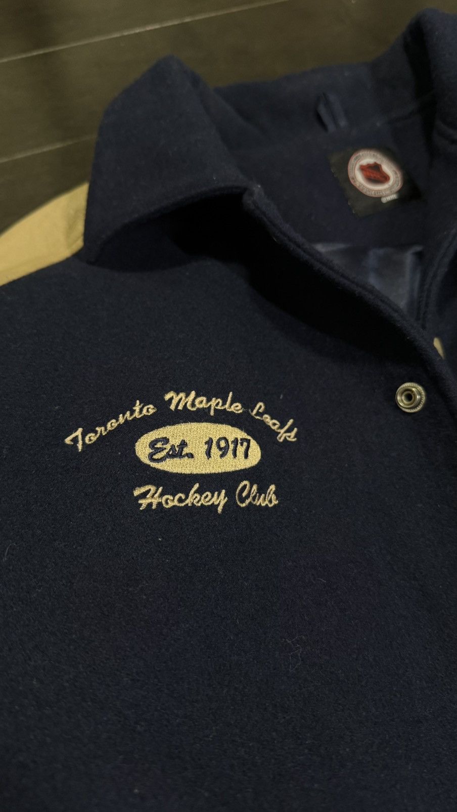 Other 1990’s Vintage Toronto Maple Leafs Felt Jacket NHL Size US M / EU 48-50 / 2 - 3 Thumbnail