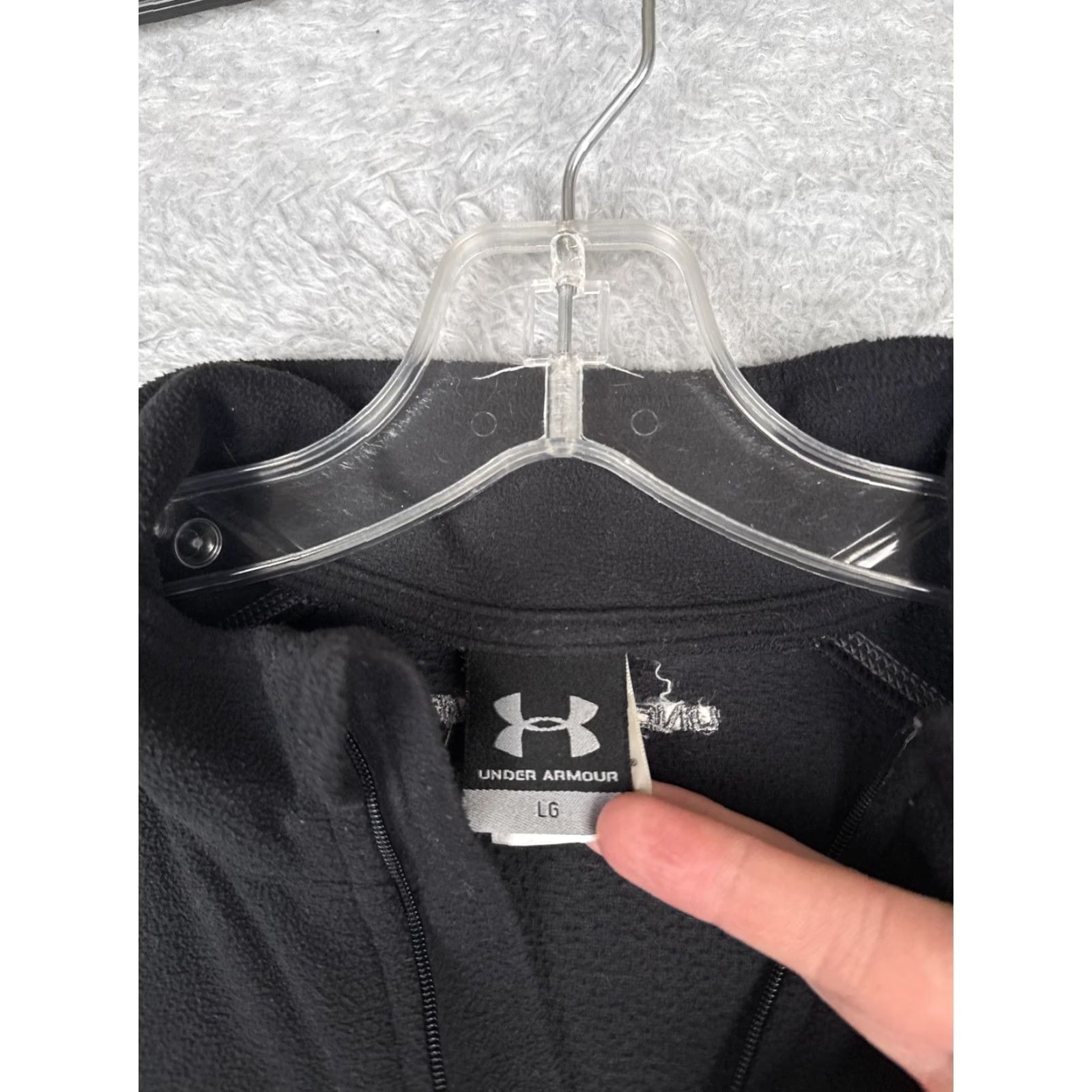 Under Armour Under Armour Pullover Mens Large Black 1/4 Zip Lanikai Mid-Pacific Country Club Polo Shirt? Size US L / EU 52-54 / 3 - 7 Thumbnail